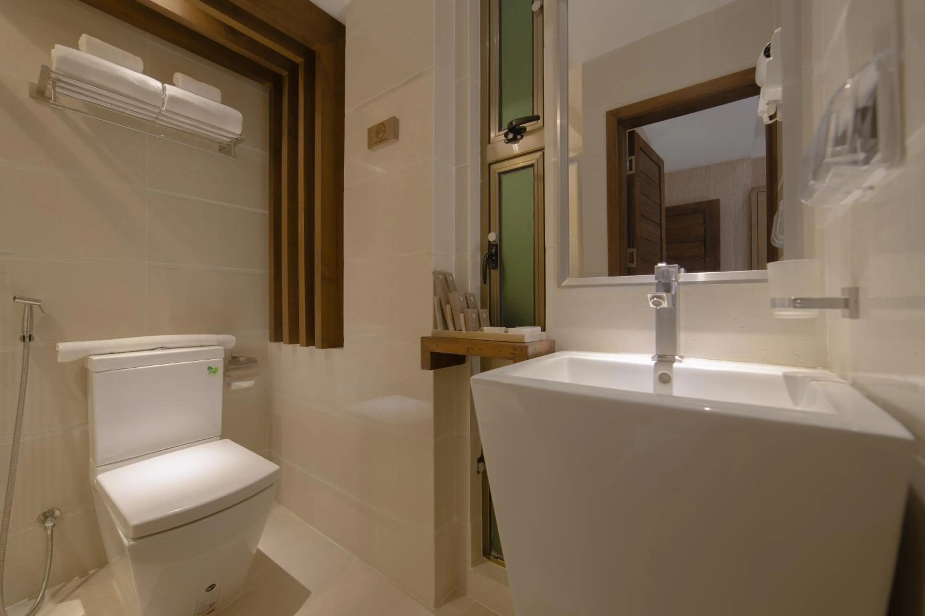 Toilet in Hotel Ocean Grand at Hulhumale