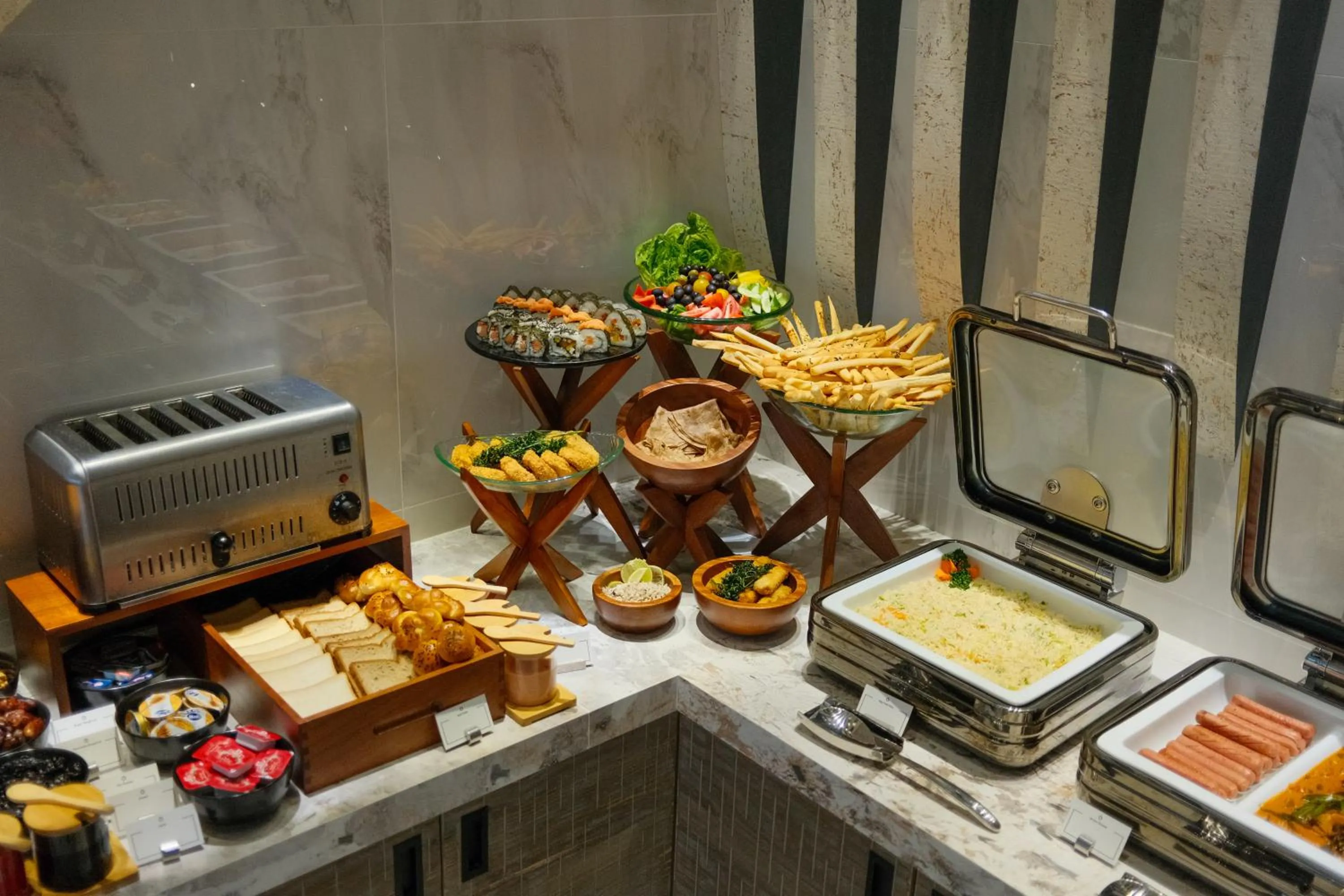 Food and drinks in Hotel Ocean Grand at Hulhumale