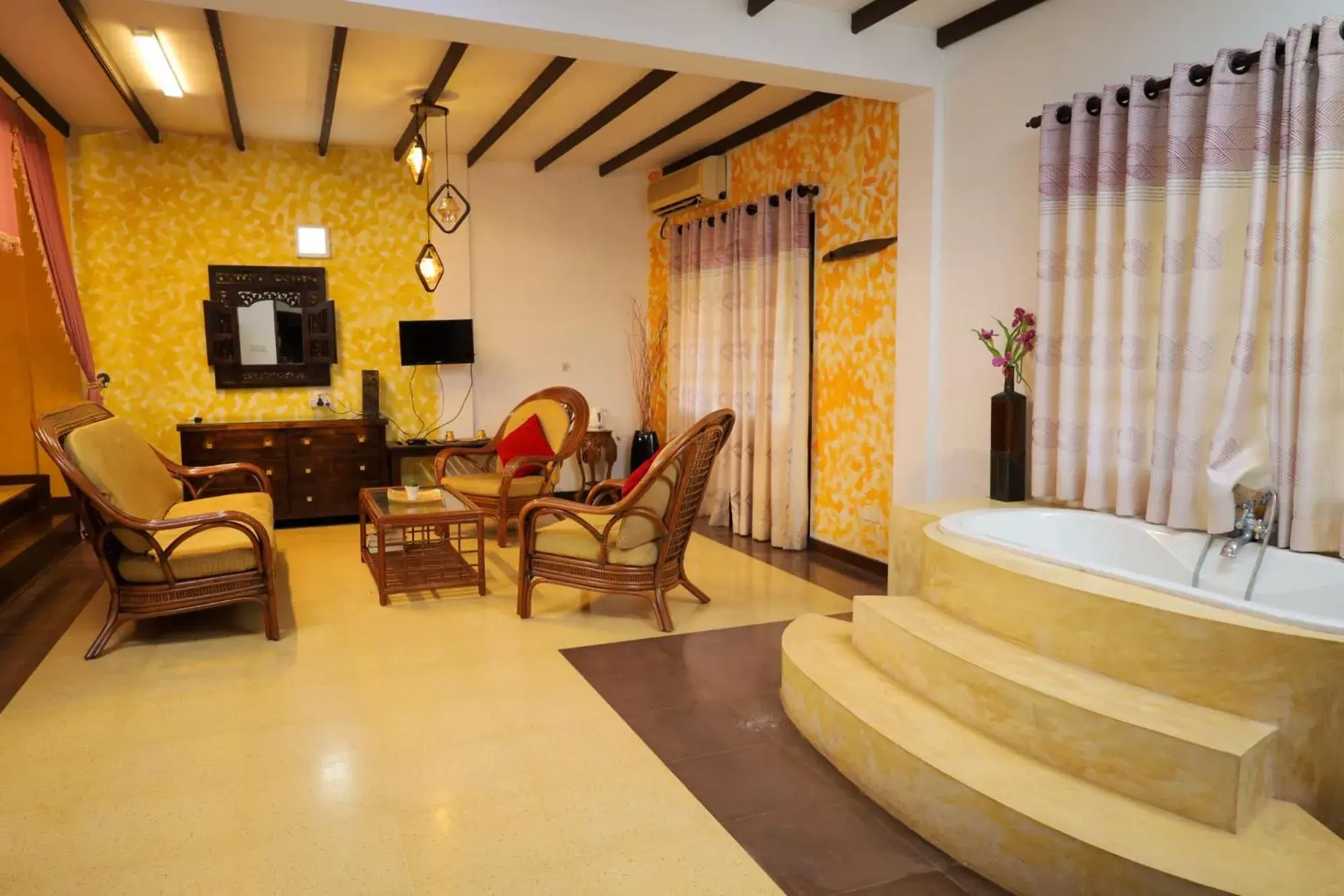 Deluxe Double Room with Sea View (Early Check-In or Late Check Check-Out on Availability Basis and 10% off on Food & Beverage) - single occupancy in Solomon Beach Hotel Deluxe Double Room with Sea View (Early Check-In or Late Check Check-Out on Availability Basis and 10% off on Food & Beverage) - single occupancy in Solomon Beach Hotel