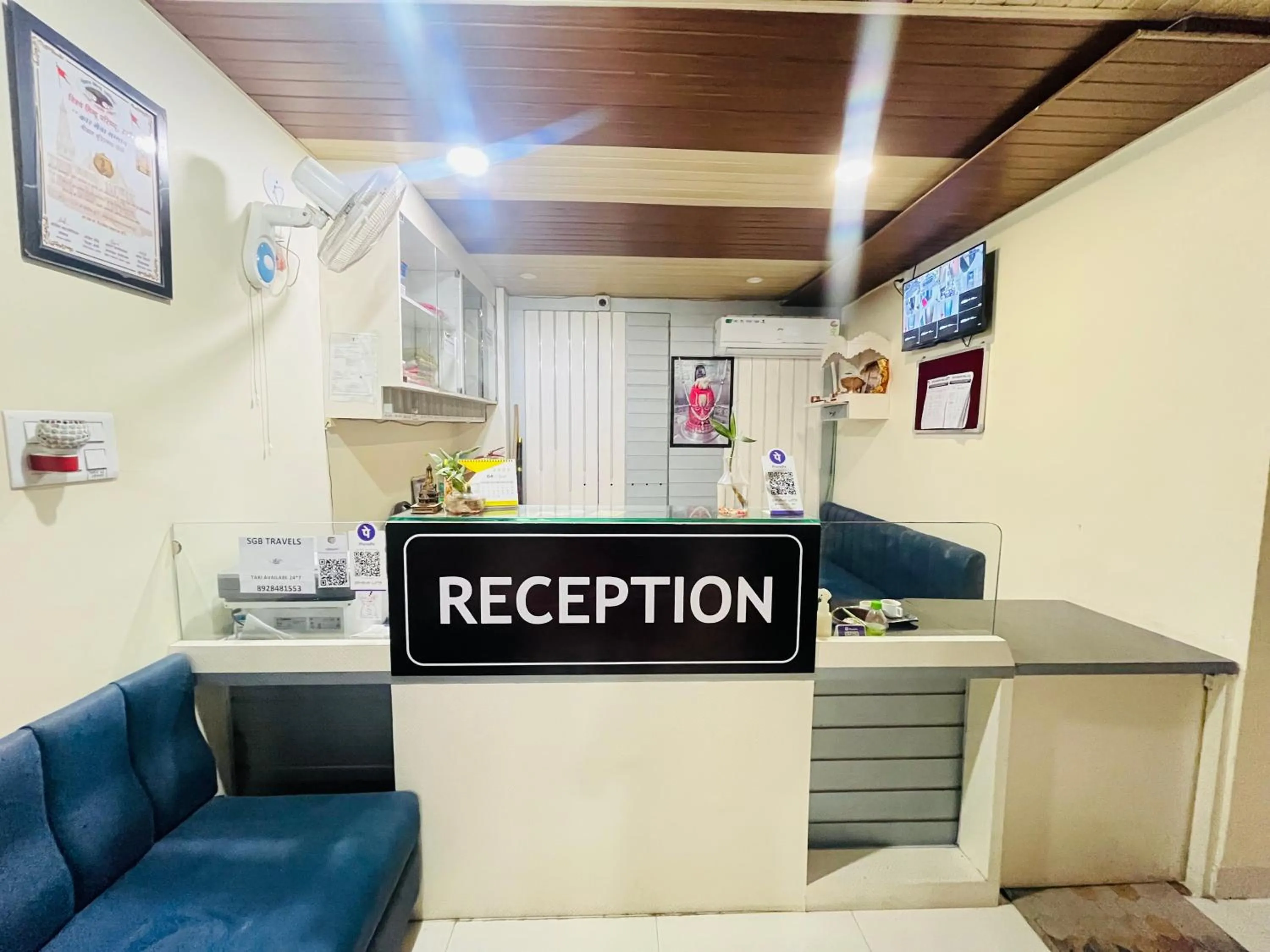 Lobby or reception in Shri Shiv Ganga Bhakt Niwas