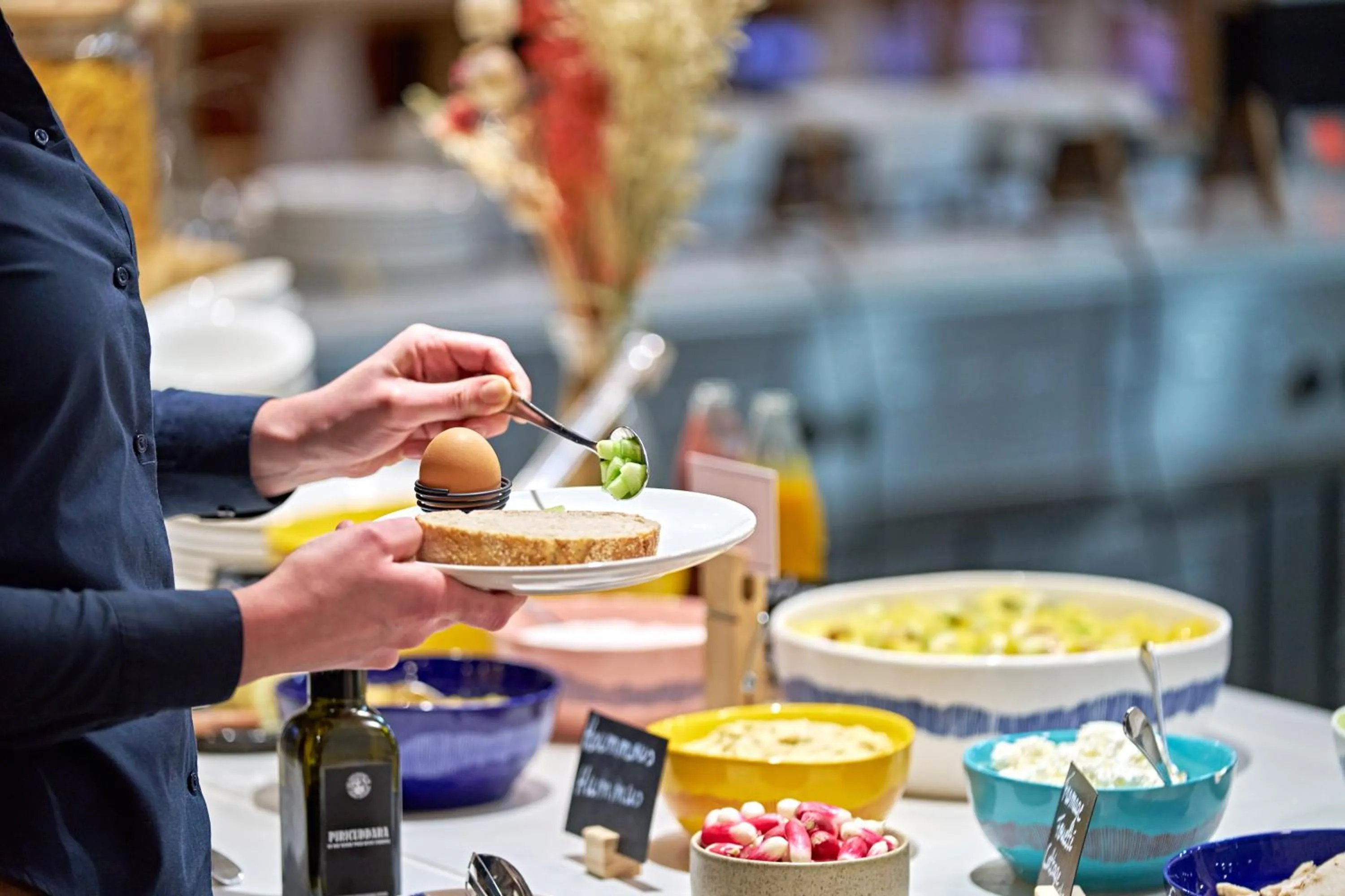 Breakfast in Novotel Rouen Centre Cathédrale