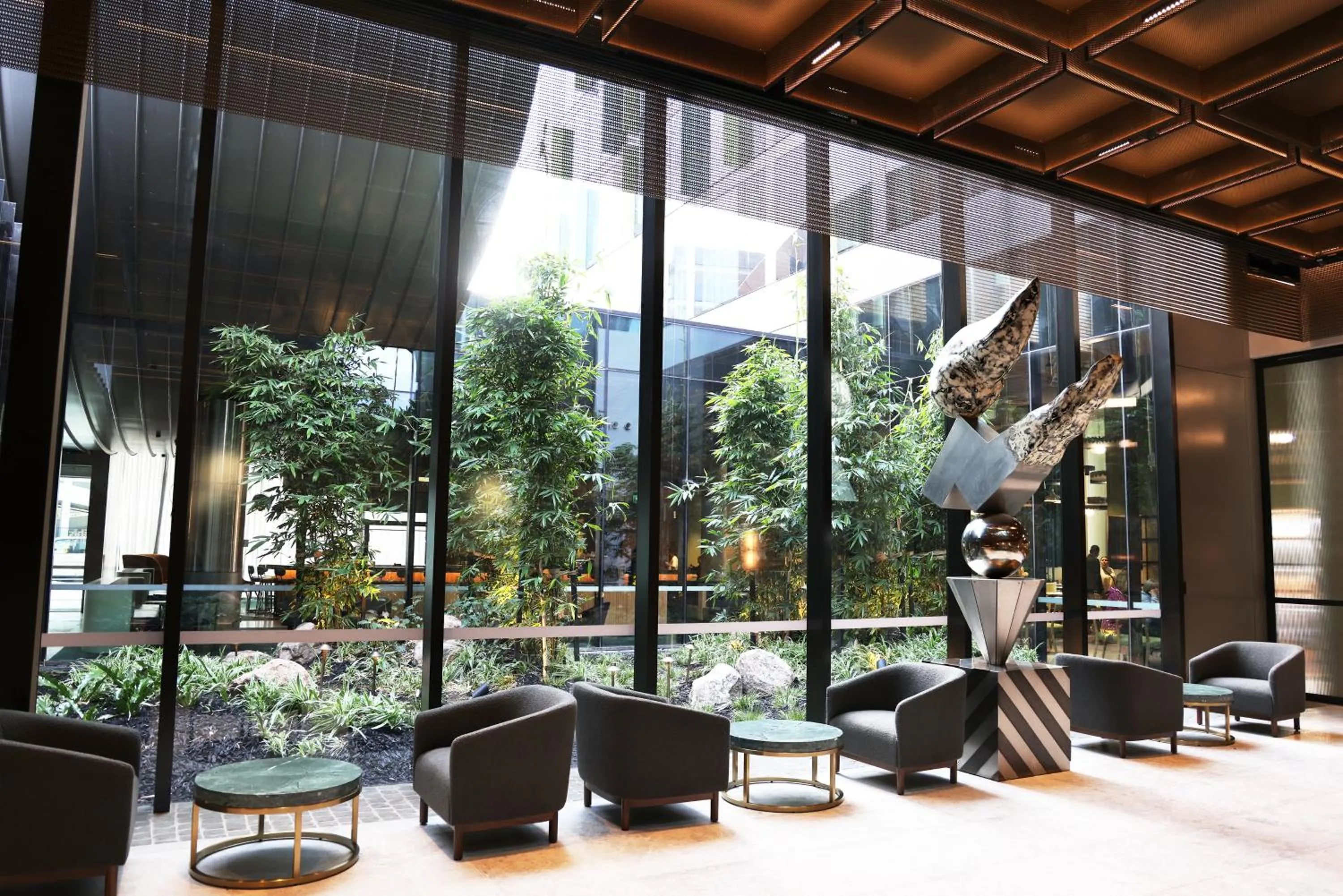 Seating area in Novotel Melbourne Airport