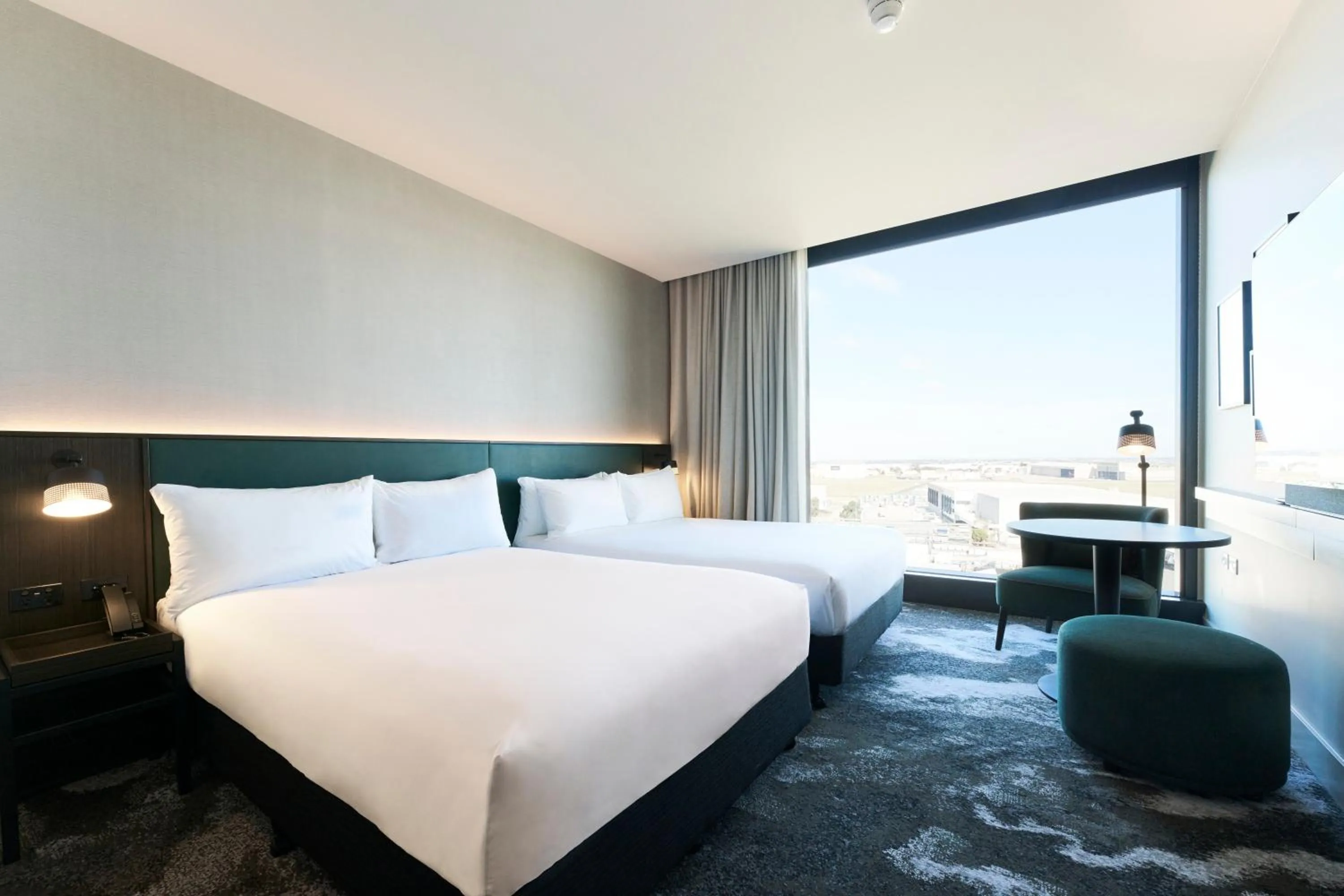 Bed in Novotel Melbourne Airport