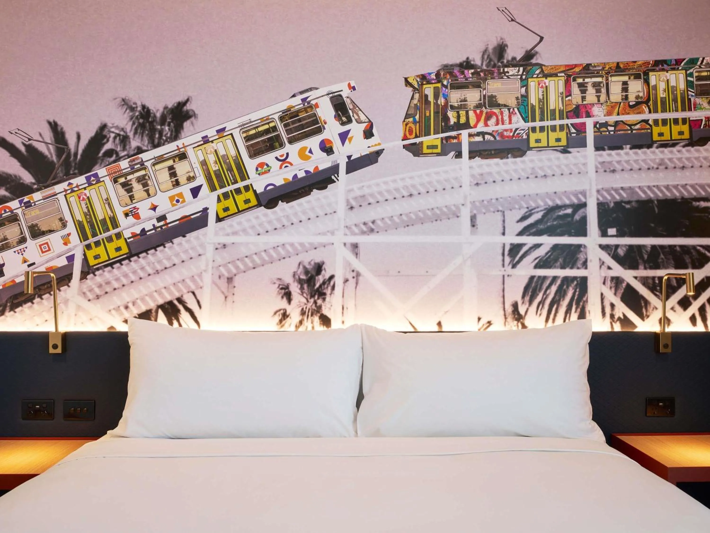 Bedroom, Bed in ibis Styles Melbourne Airport