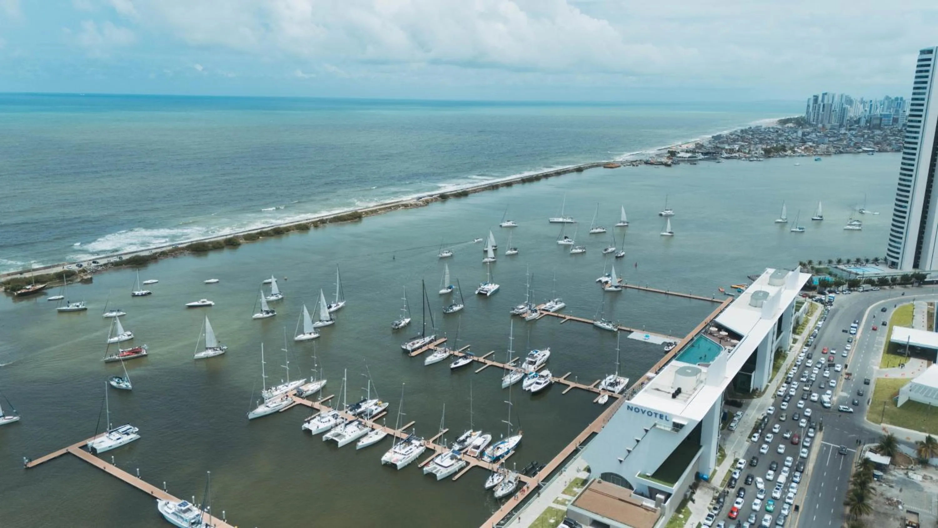 Bird's eye view in Novotel Recife Marina