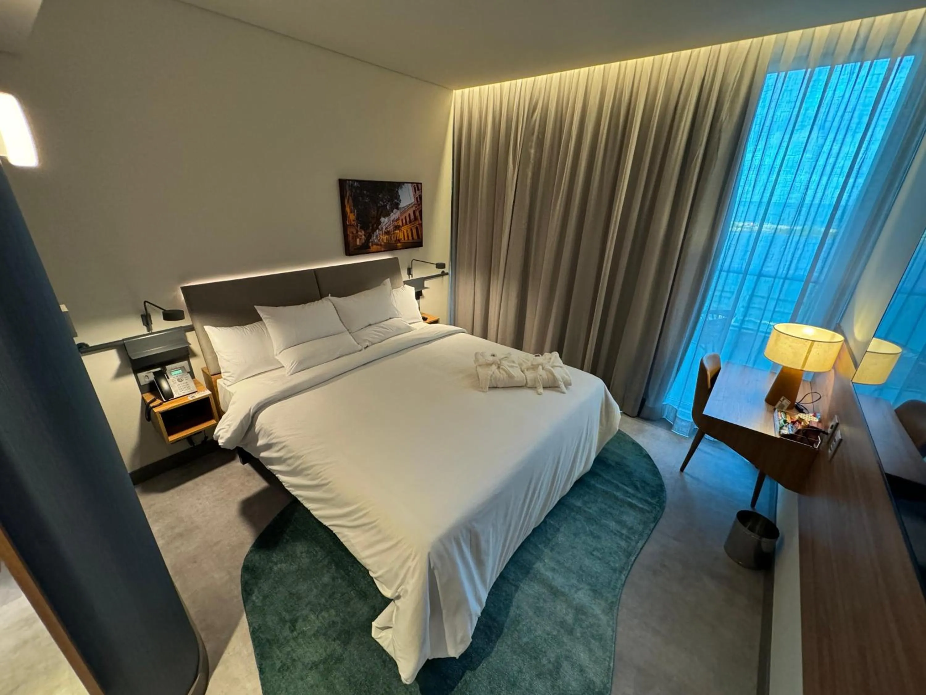 Bed in Novotel Recife Marina