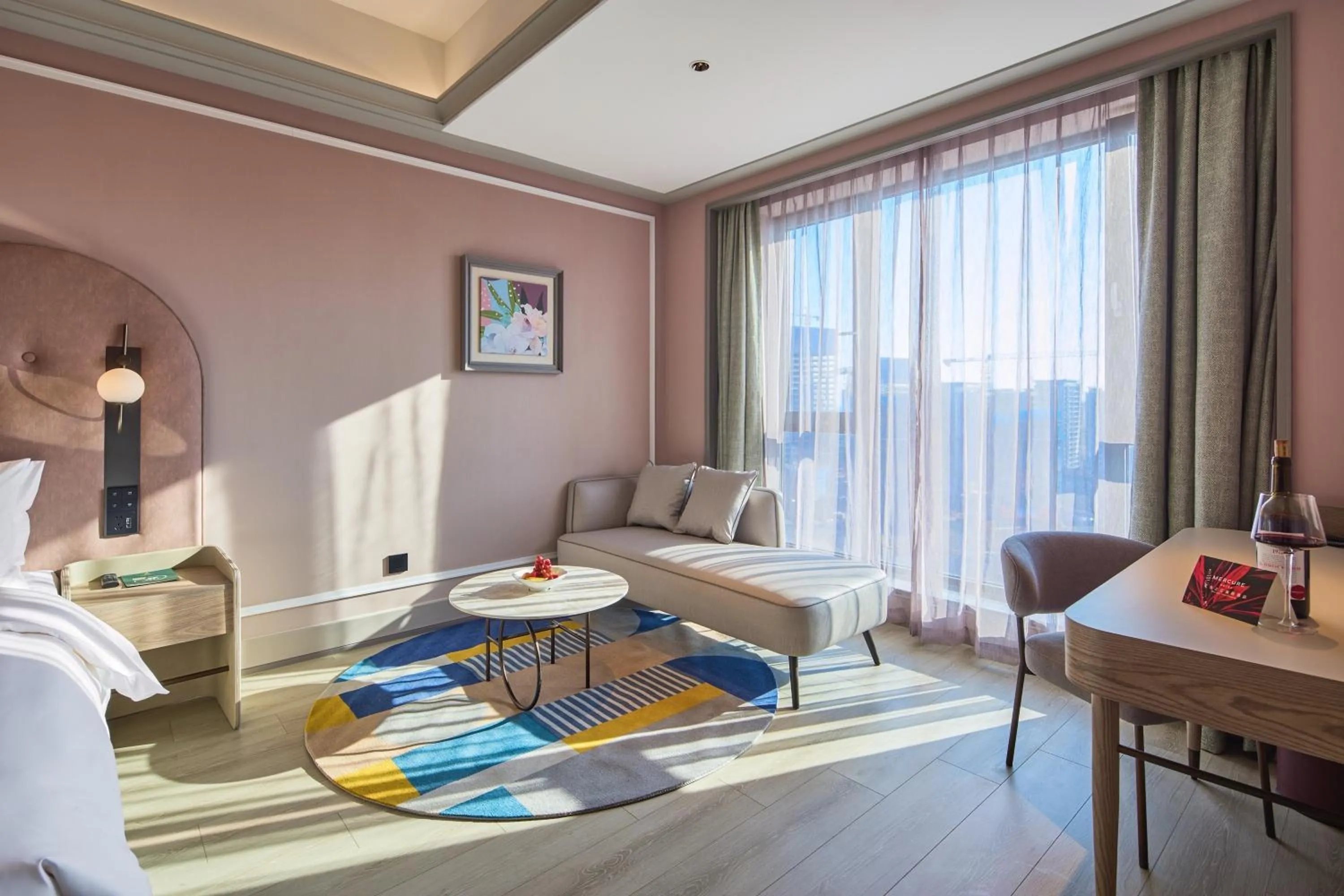 Seating area in Mercure Yiwu International Trade City