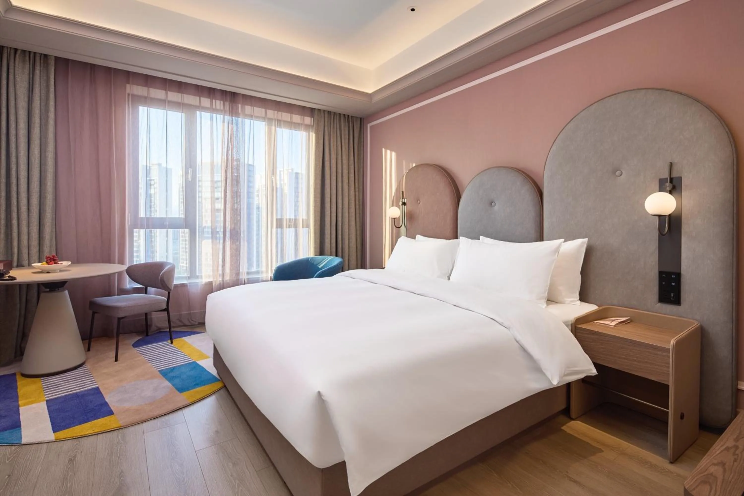 Bed in Mercure Yiwu International Trade City
