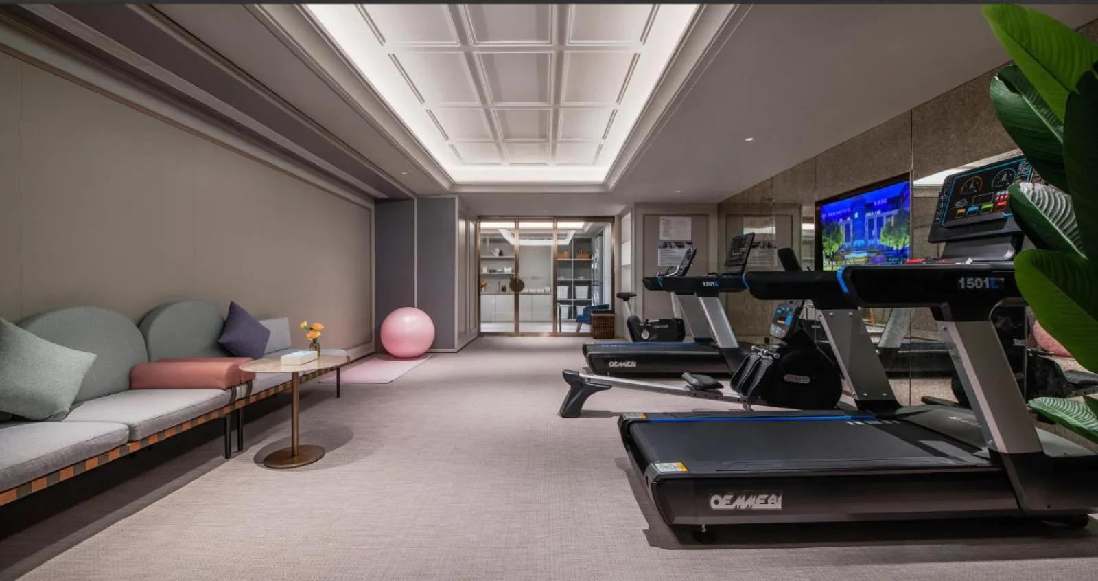 Fitness centre/facilities in Mercure Suzhou Shilu Shantang