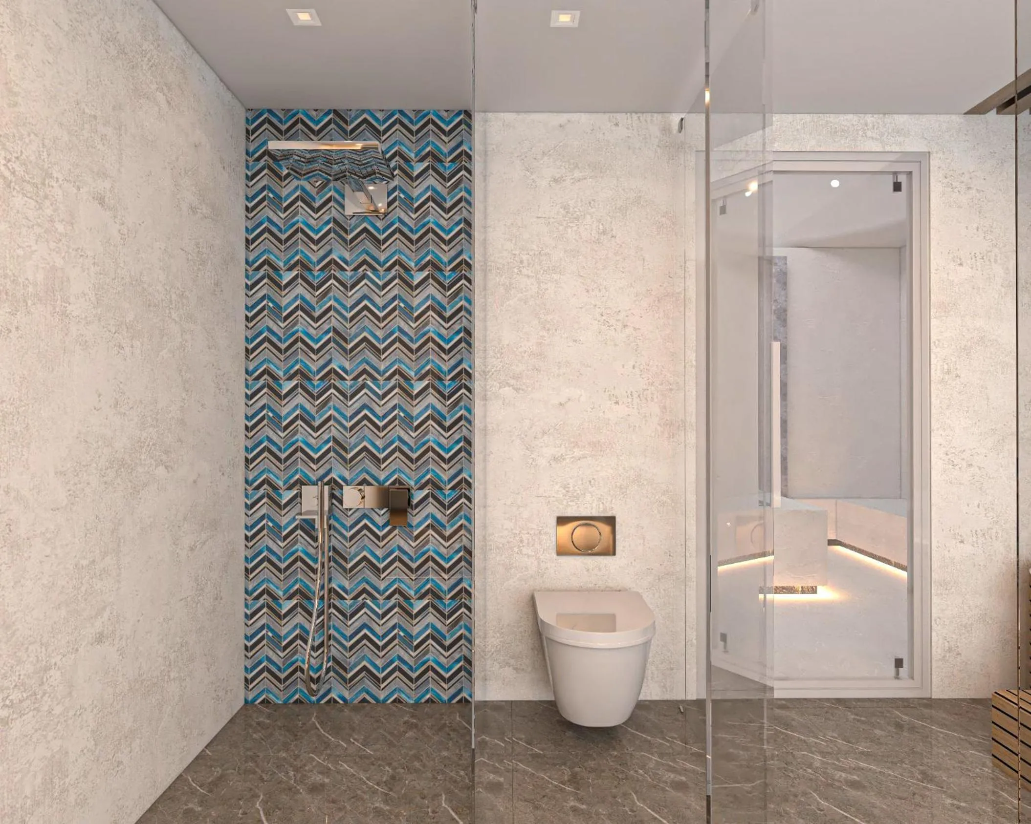 Shower in RENEX HOTELS