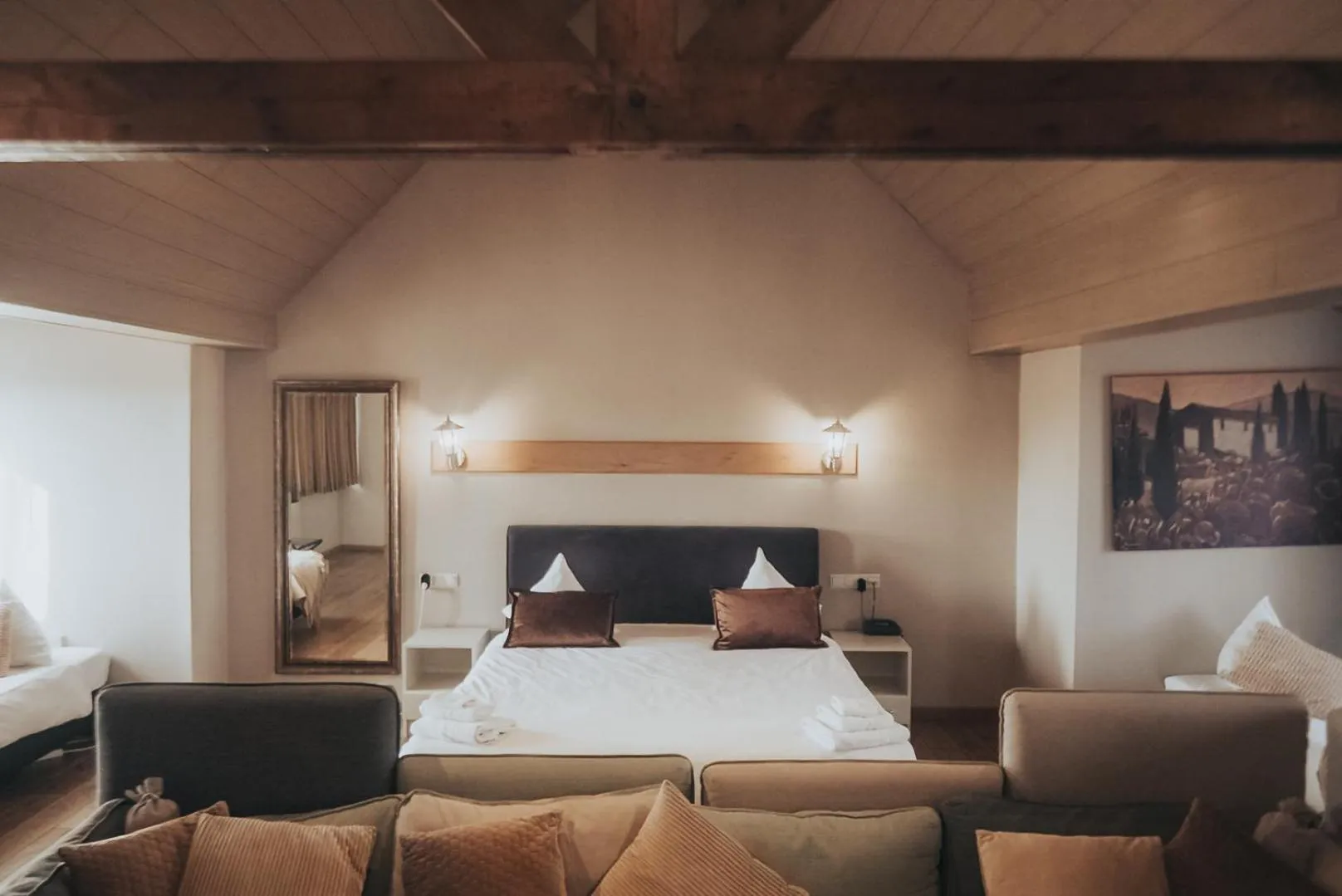 Bed in Hotel INGREDI