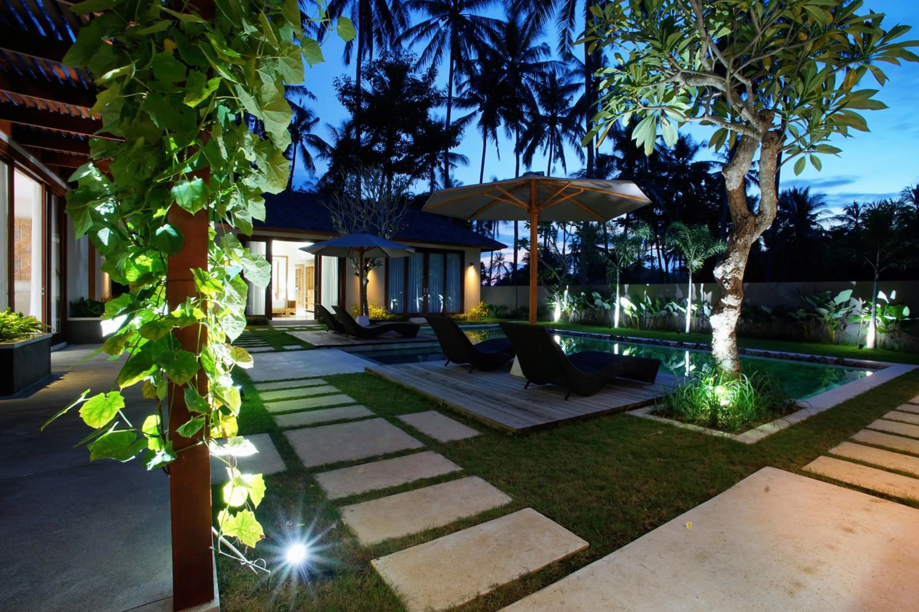 Garden in Bale Mandala Villas