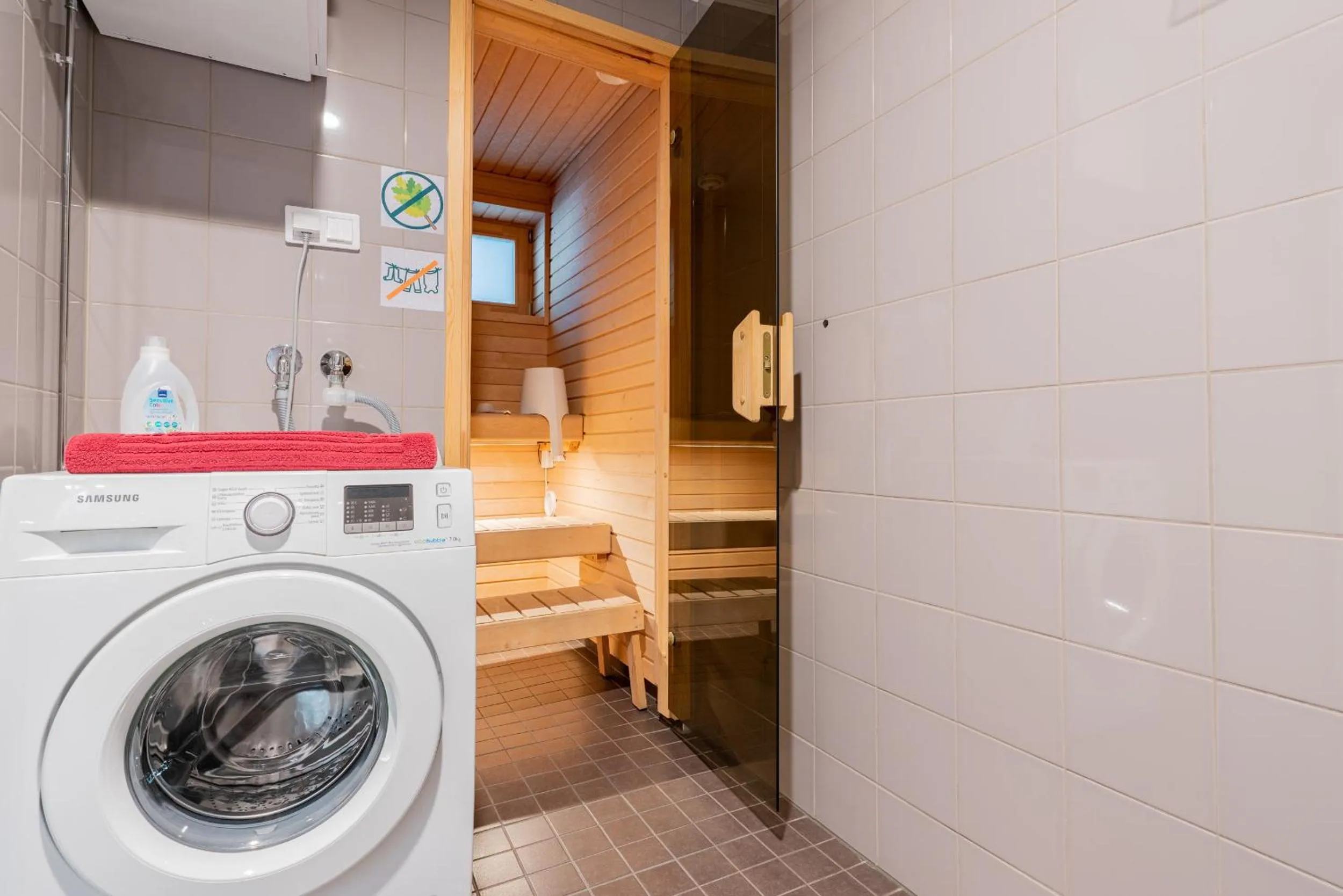 Sauna in Saimaa Life Apartments