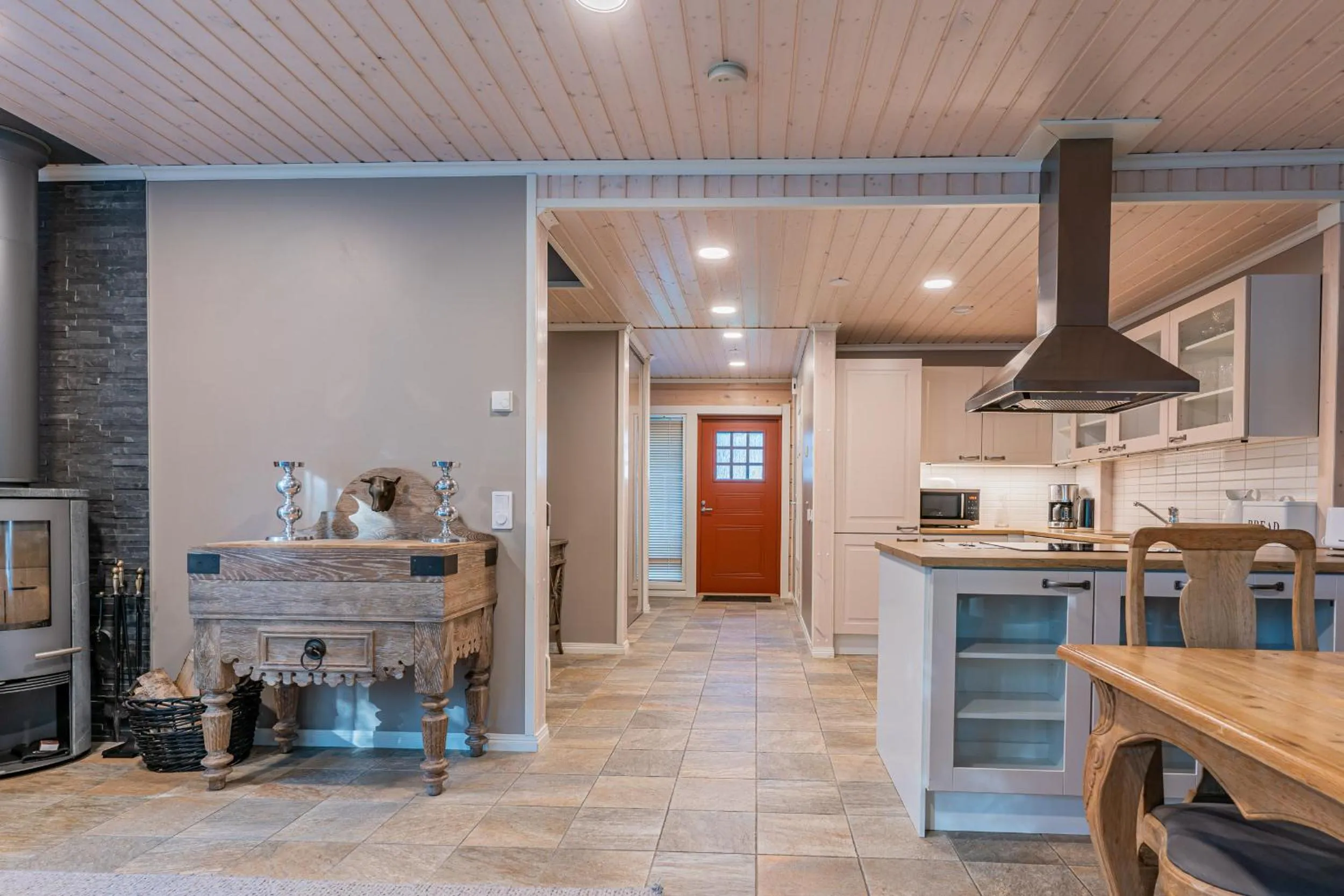 Kitchen or kitchenette in Saimaa Life Apartments