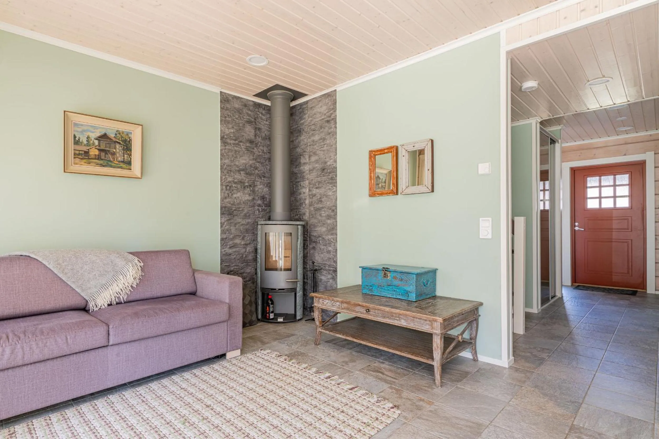 Living room in Saimaa Life Apartments