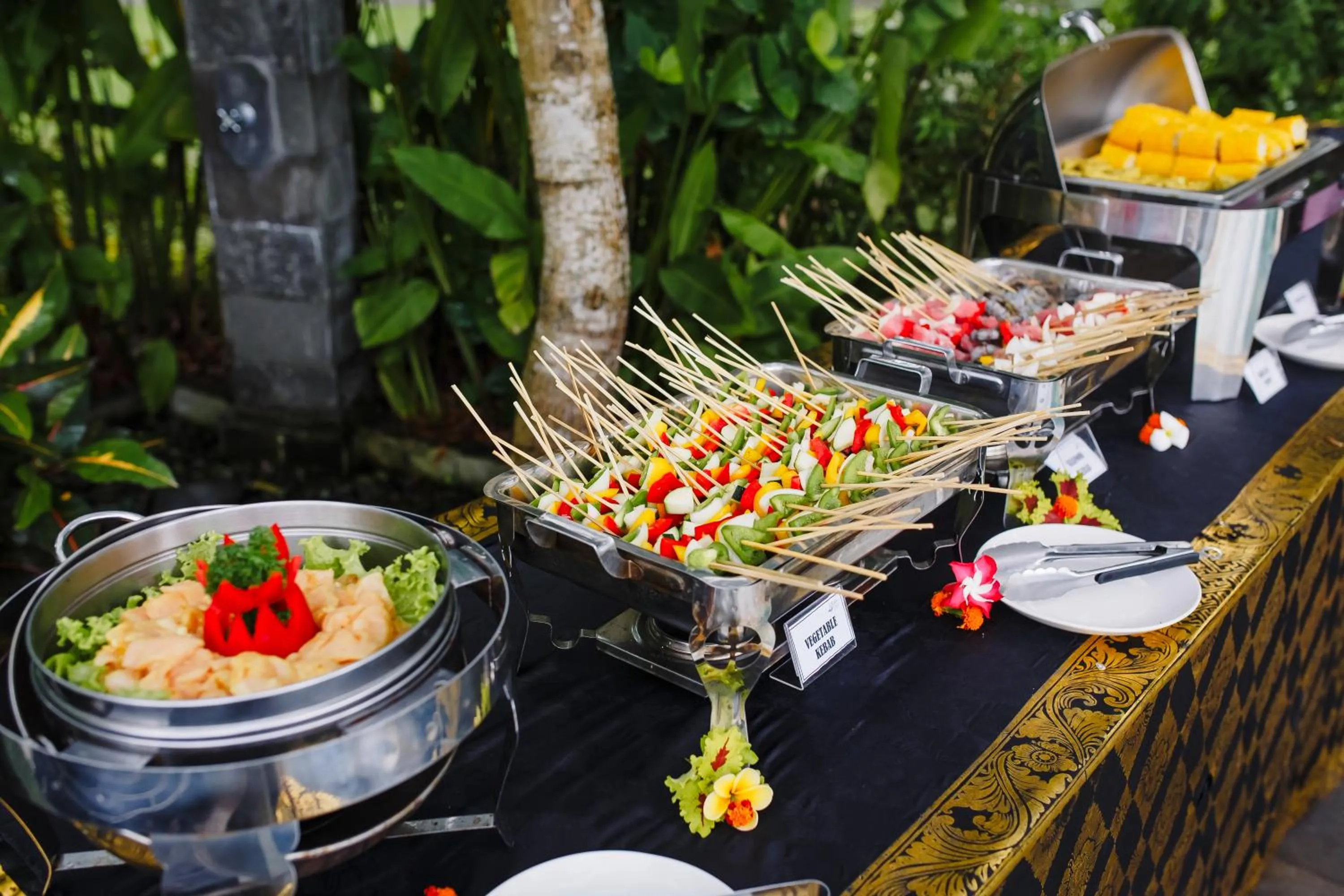 BBQ facilities in Om Ham Retreat and Resort