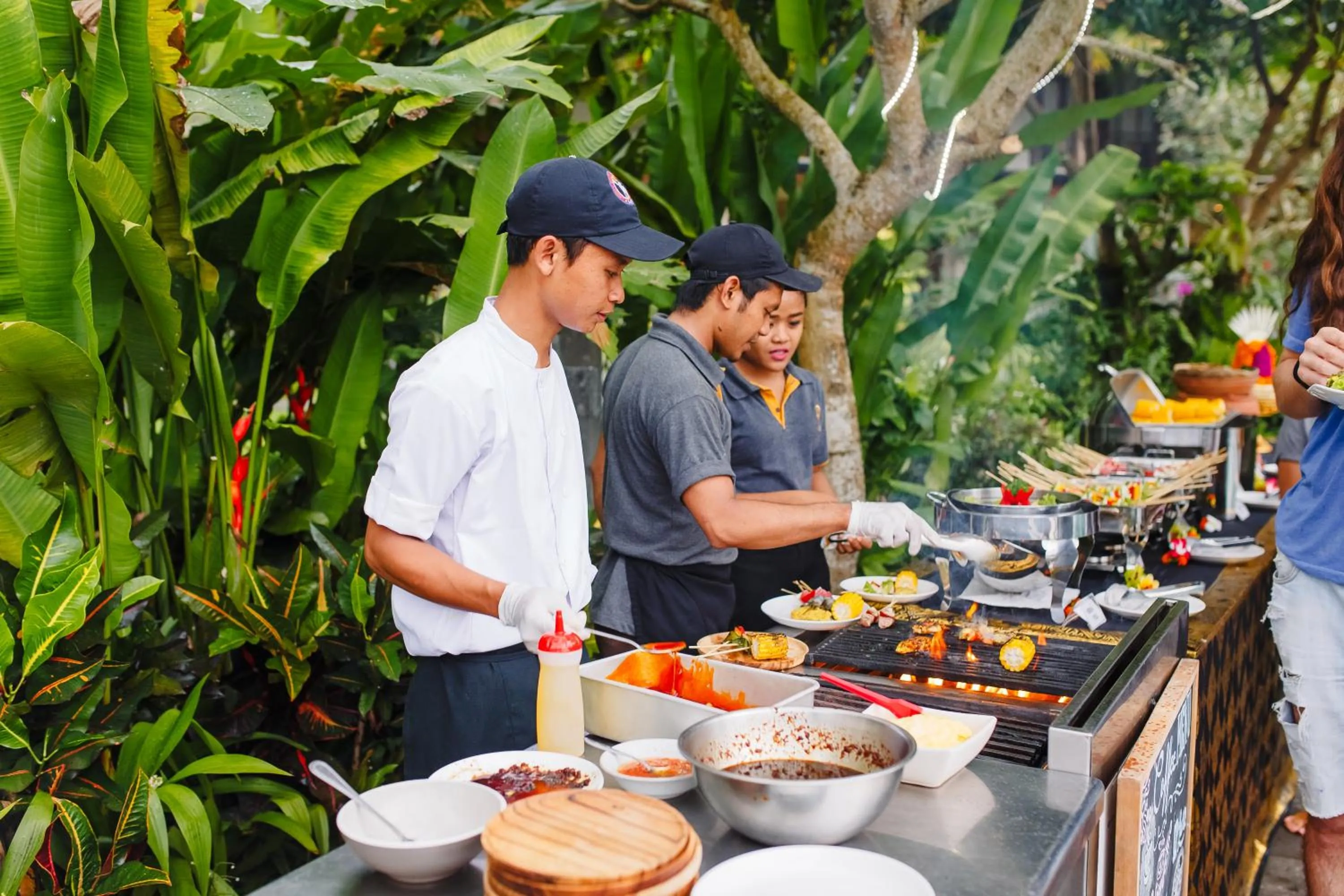 Staff in Om Ham Retreat and Resort