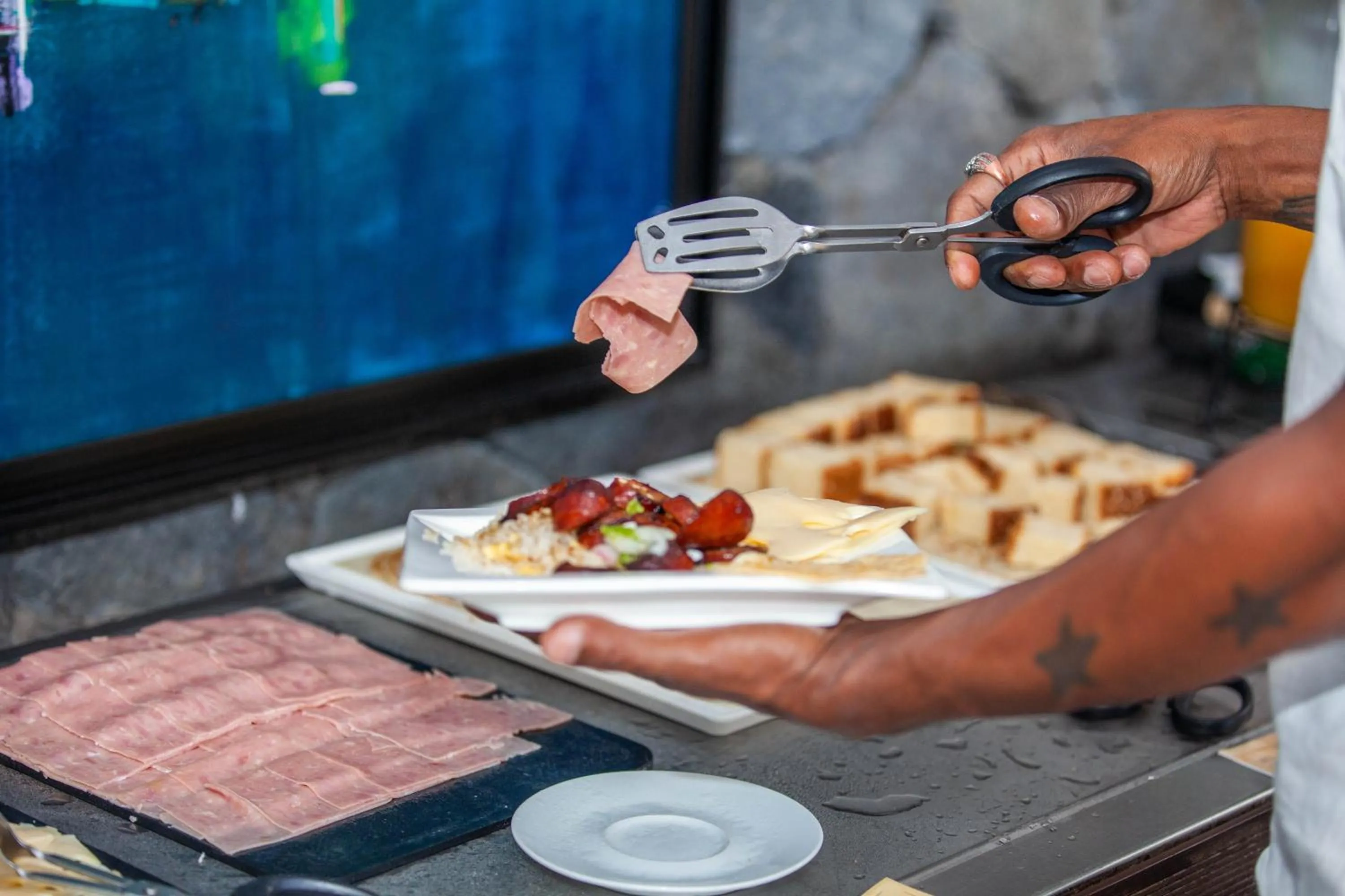 Breakfast in Les Aigrettes