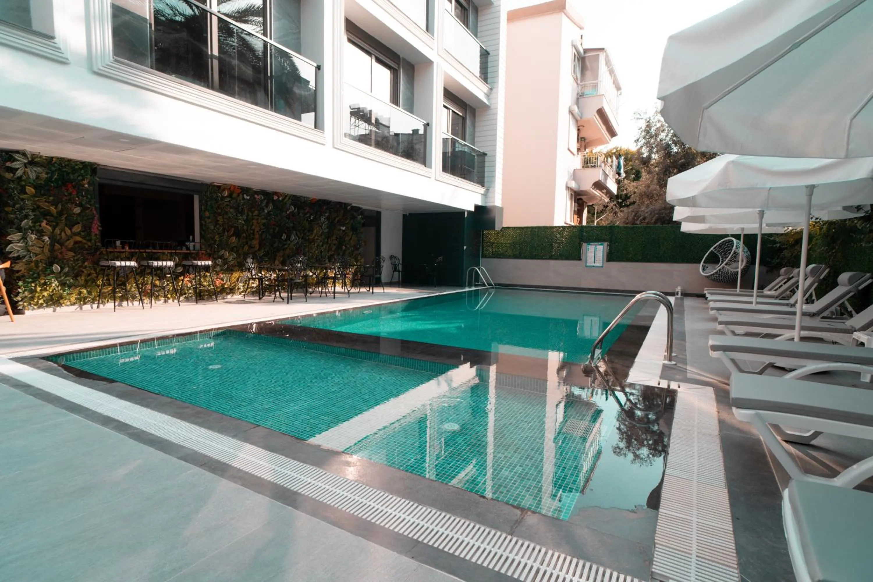 Pool view in Sam Hotel