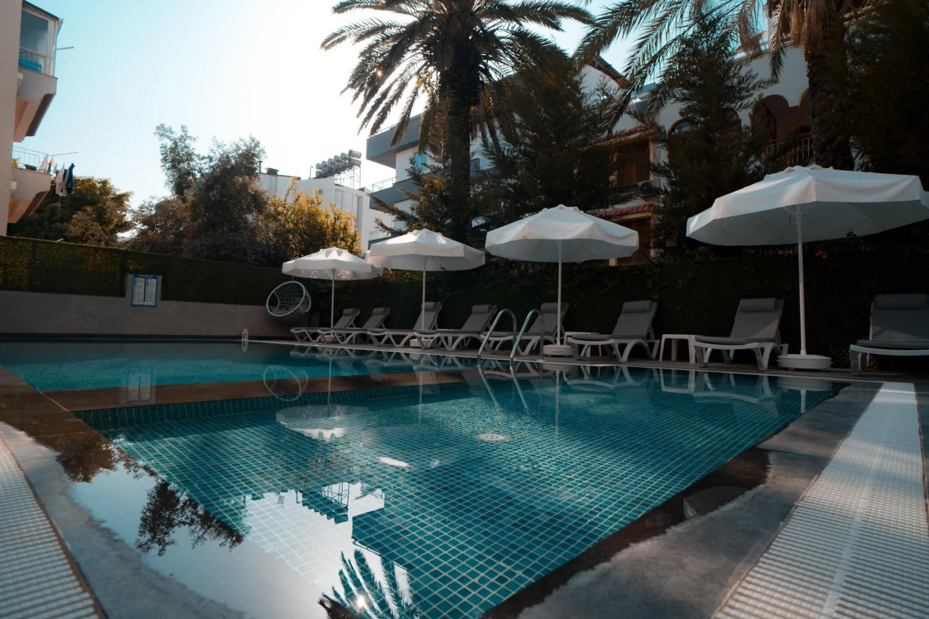 Pool view in Sam Hotel