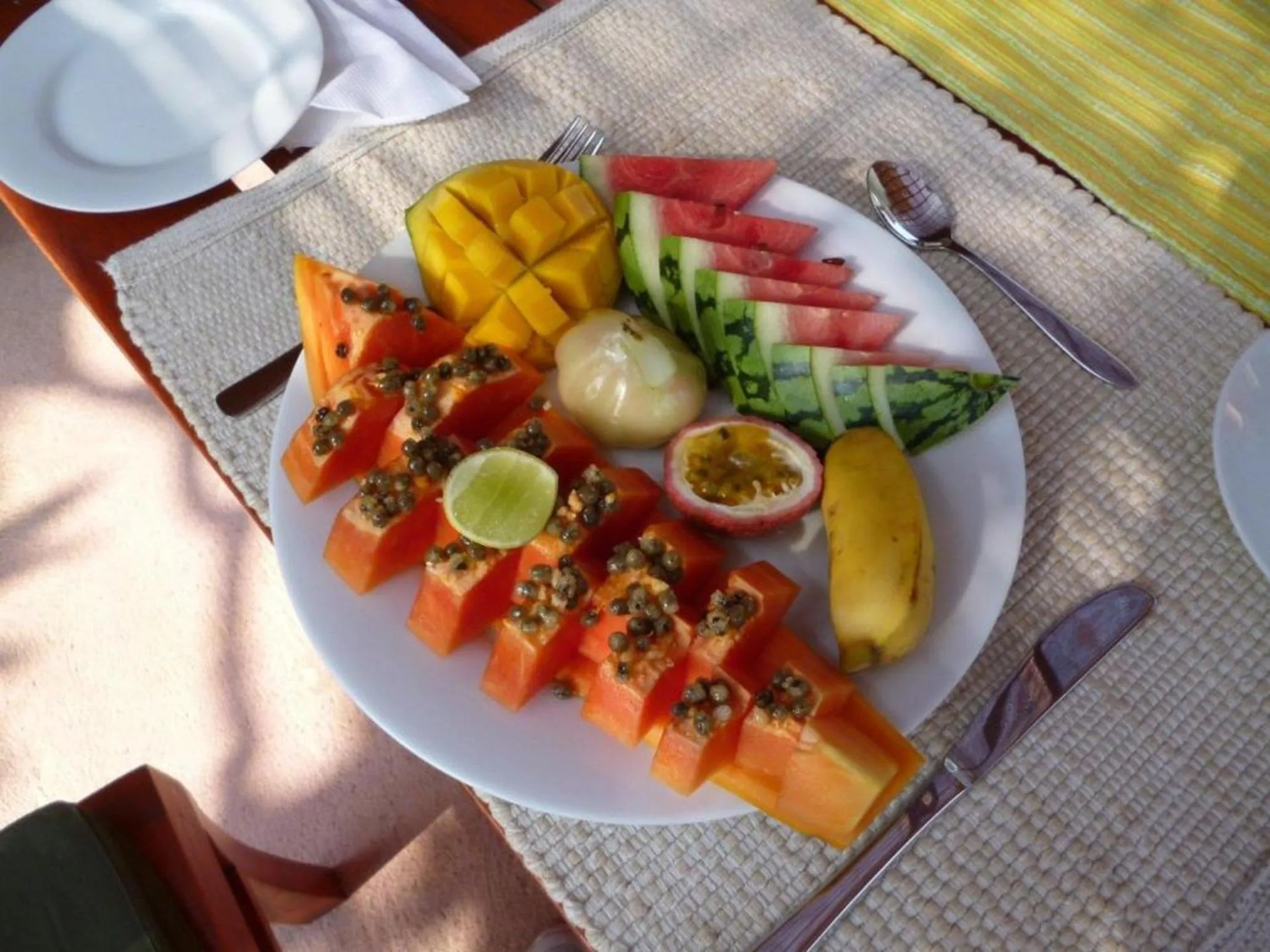 Asian breakfast in Haus am Meer "Wilde Ananas"