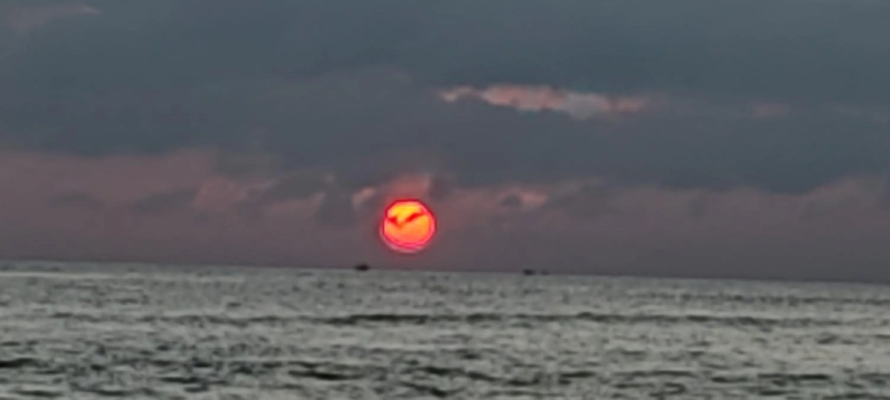 Sunset in Haus am Meer "Wilde Ananas"