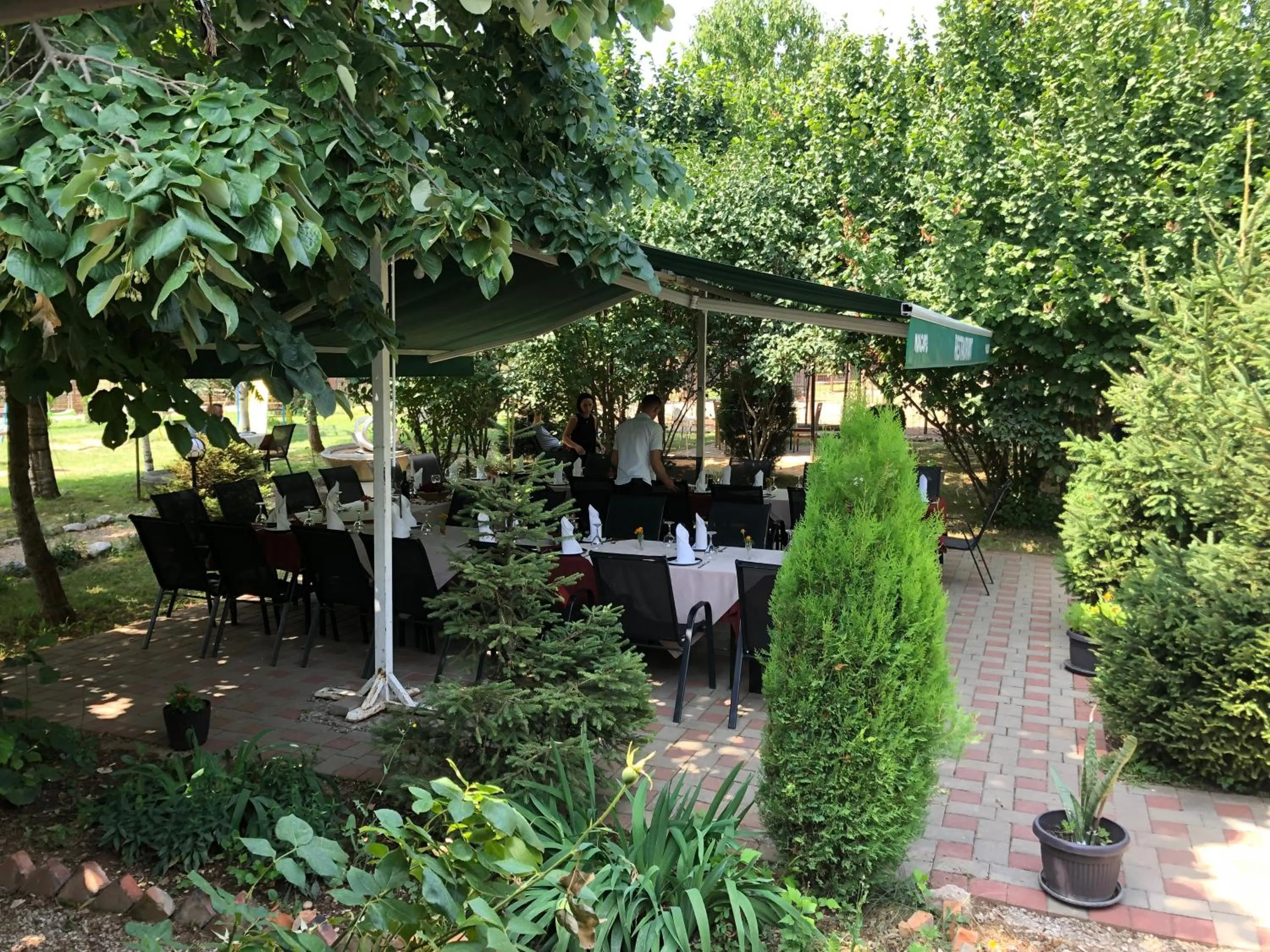 Patio in Hotel Antika