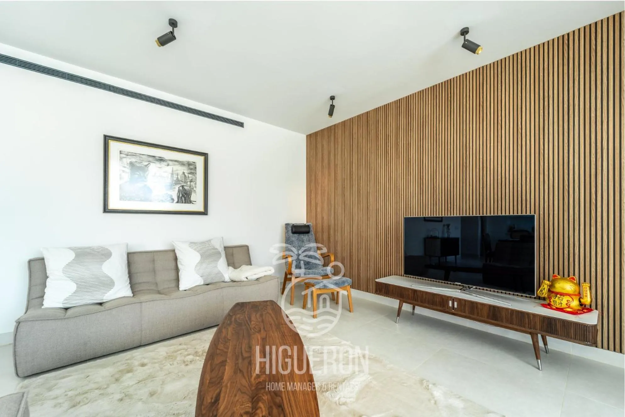 Communal lounge/ TV room in HigueronRentals Casa Leia
