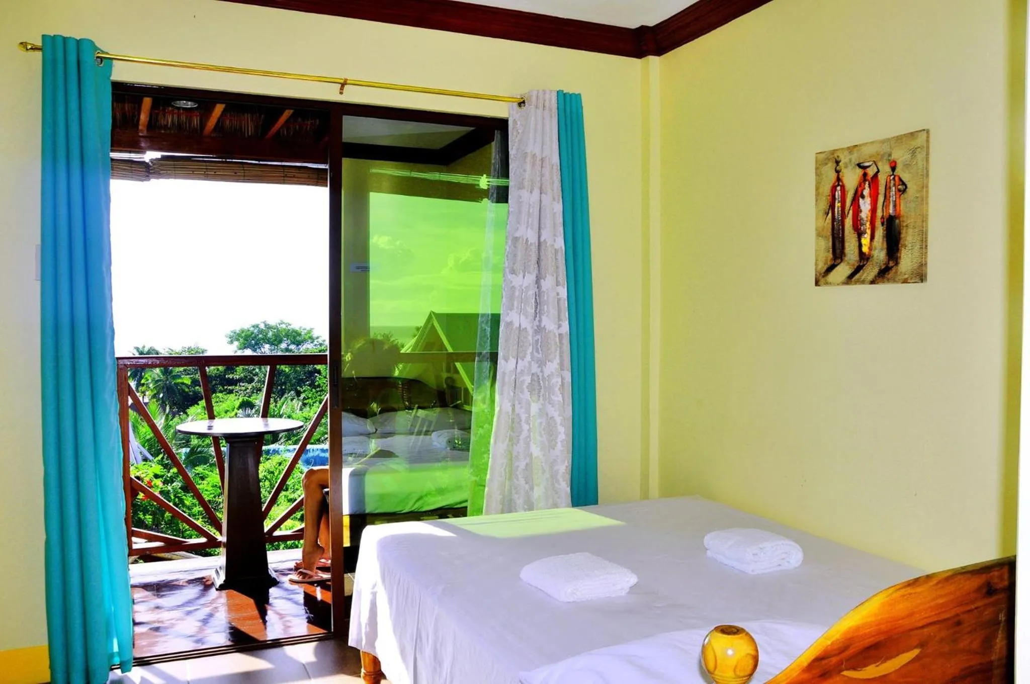 Bed in Ananda Resort