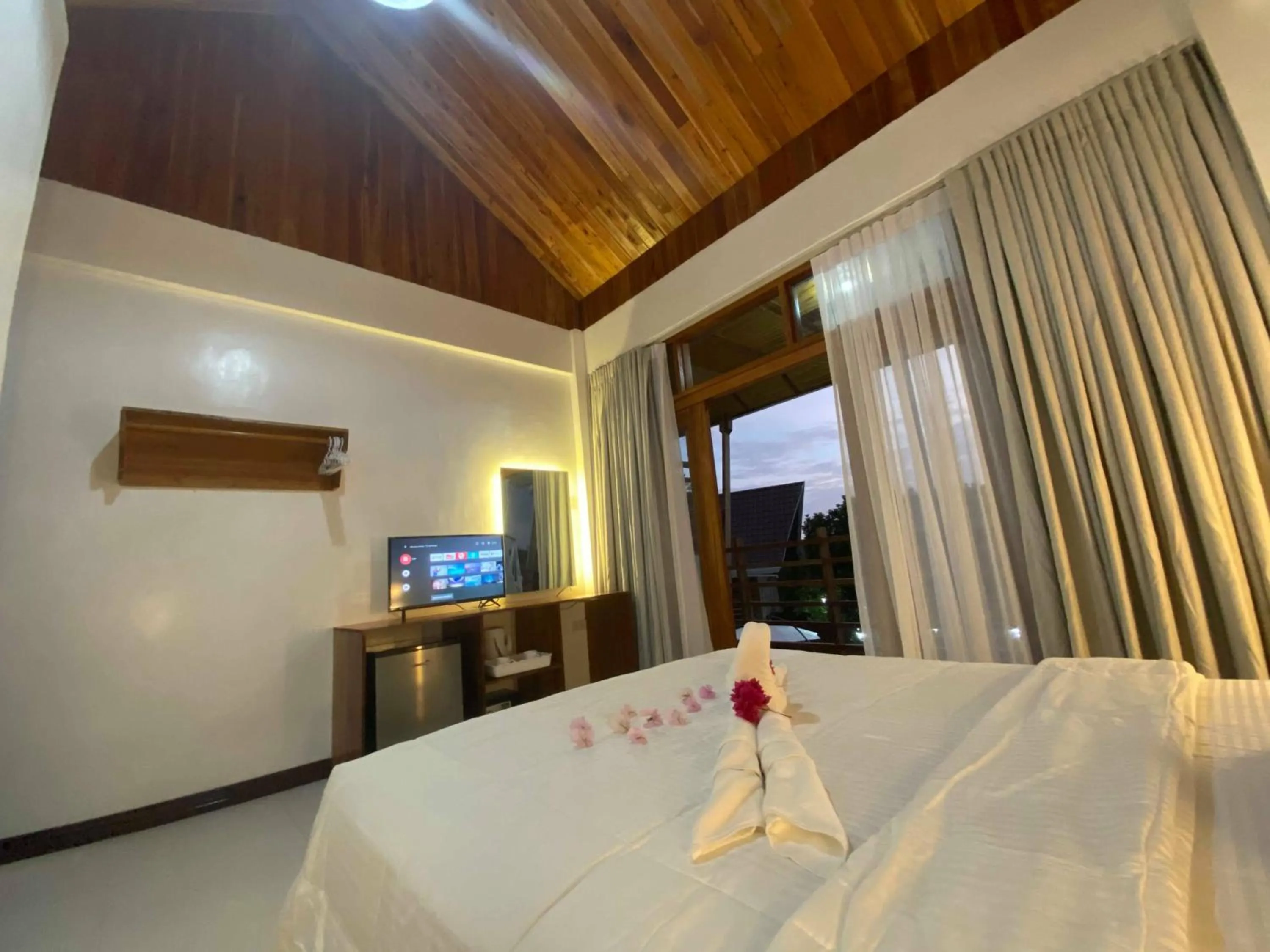 Bed in Ananda Resort