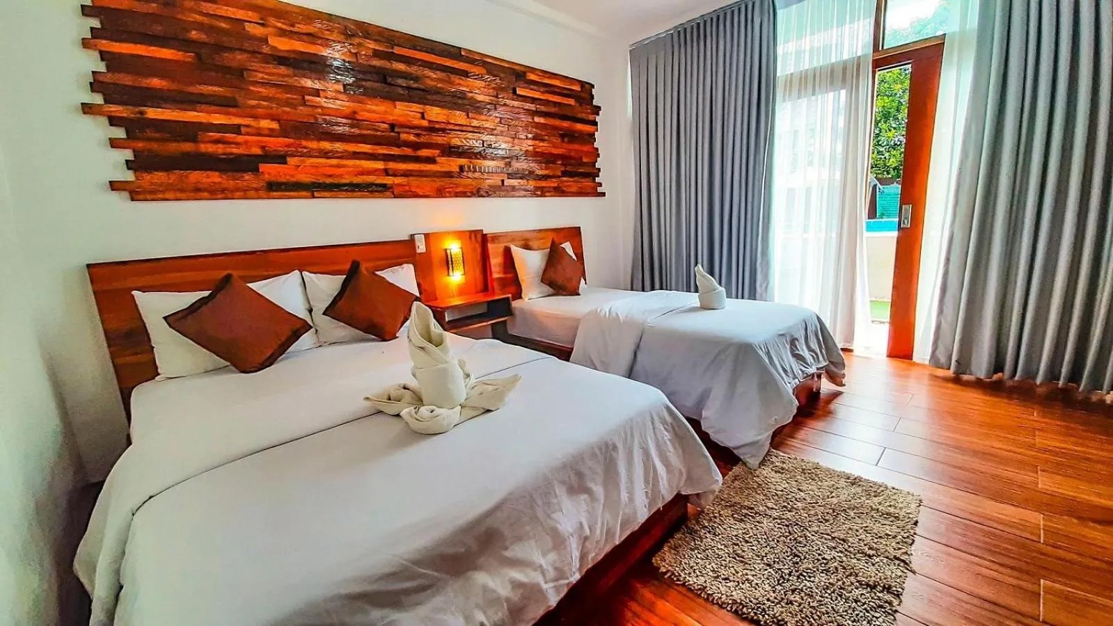 Bed in Ananda Resort