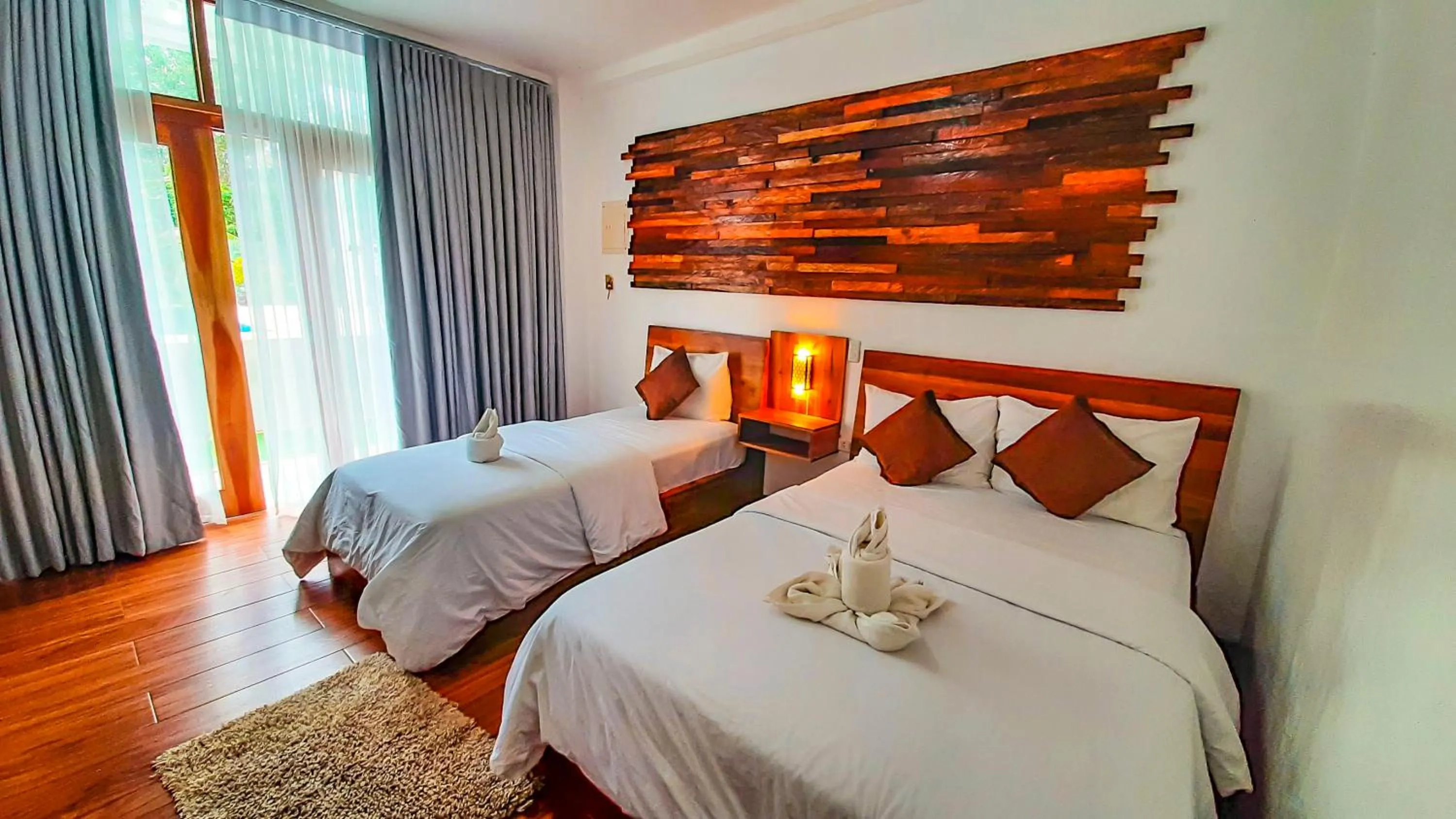 Bed in Ananda Resort