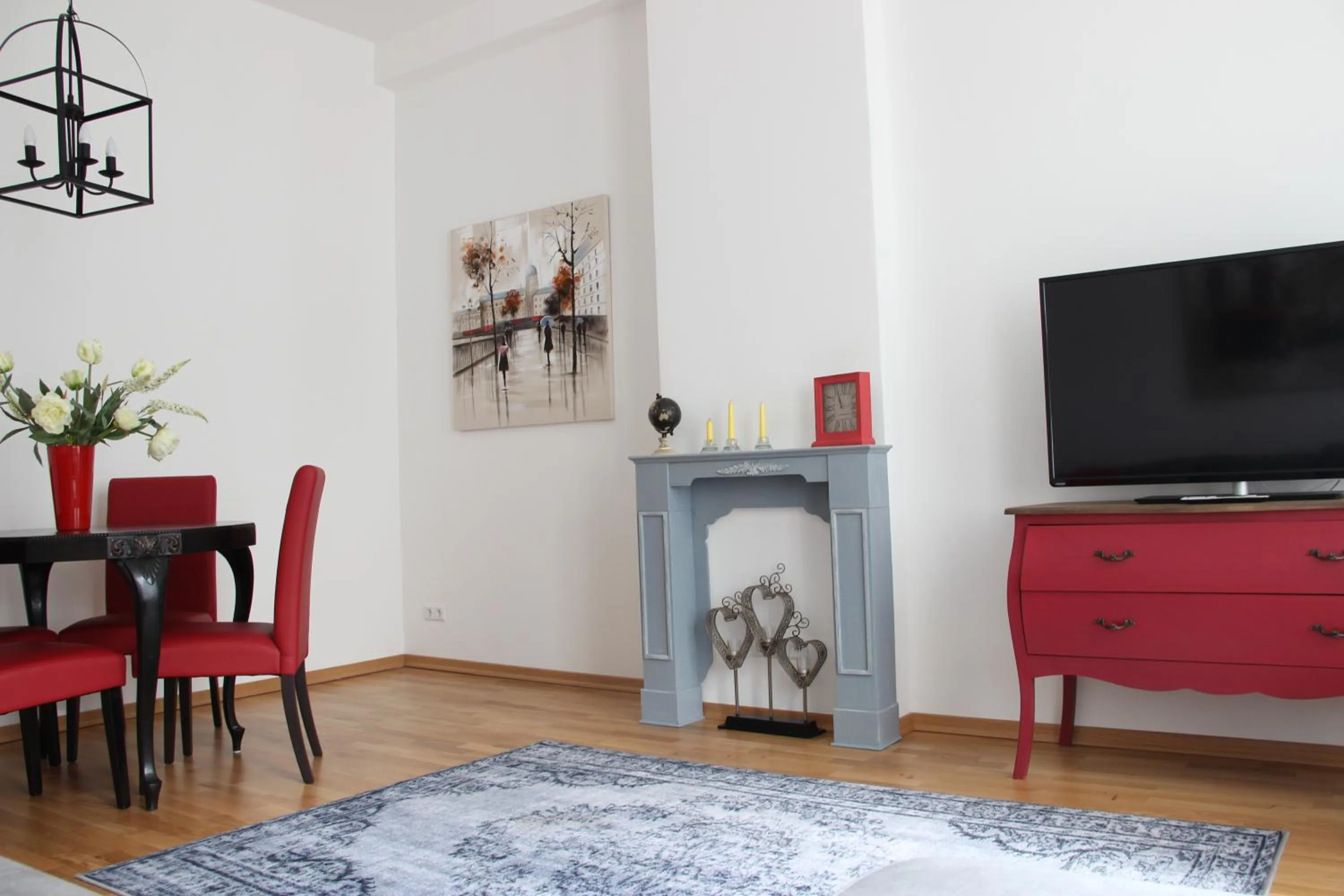 Living room in Leon Apartments