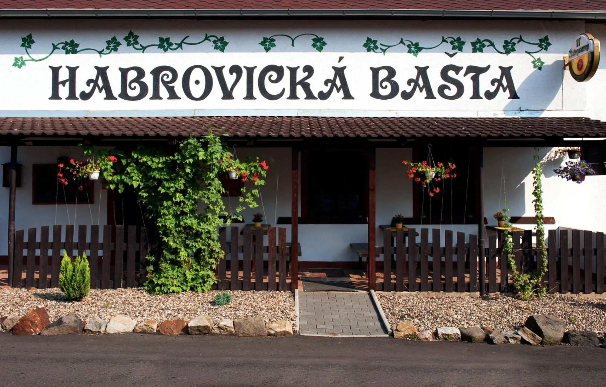 Facade/entrance in Penzion Habrovická Bašta