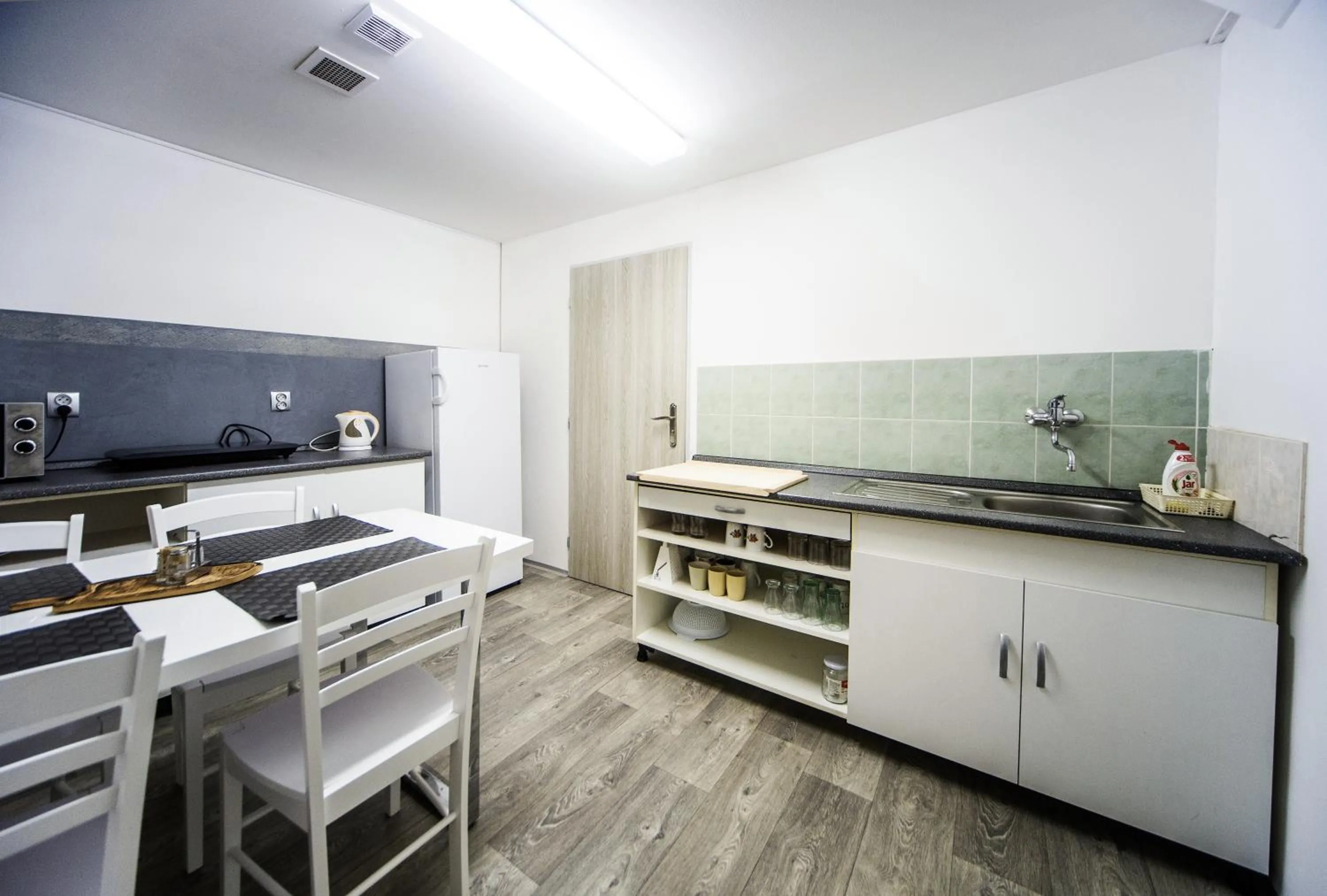 Kitchen or kitchenette in Penzion Habrovická Bašta