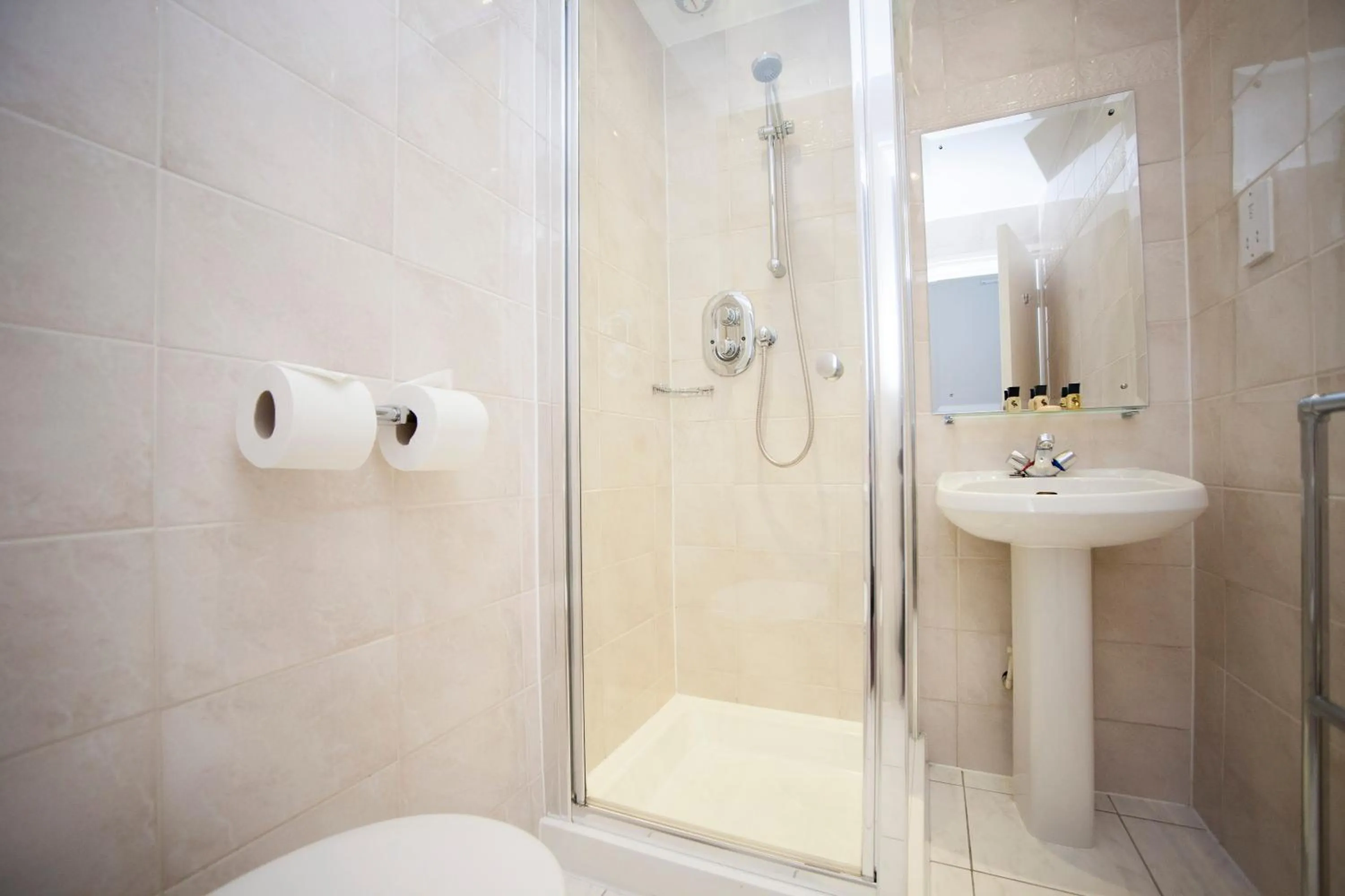 Bathroom in The Victoria Hotel Manchester by Compass Hospitality