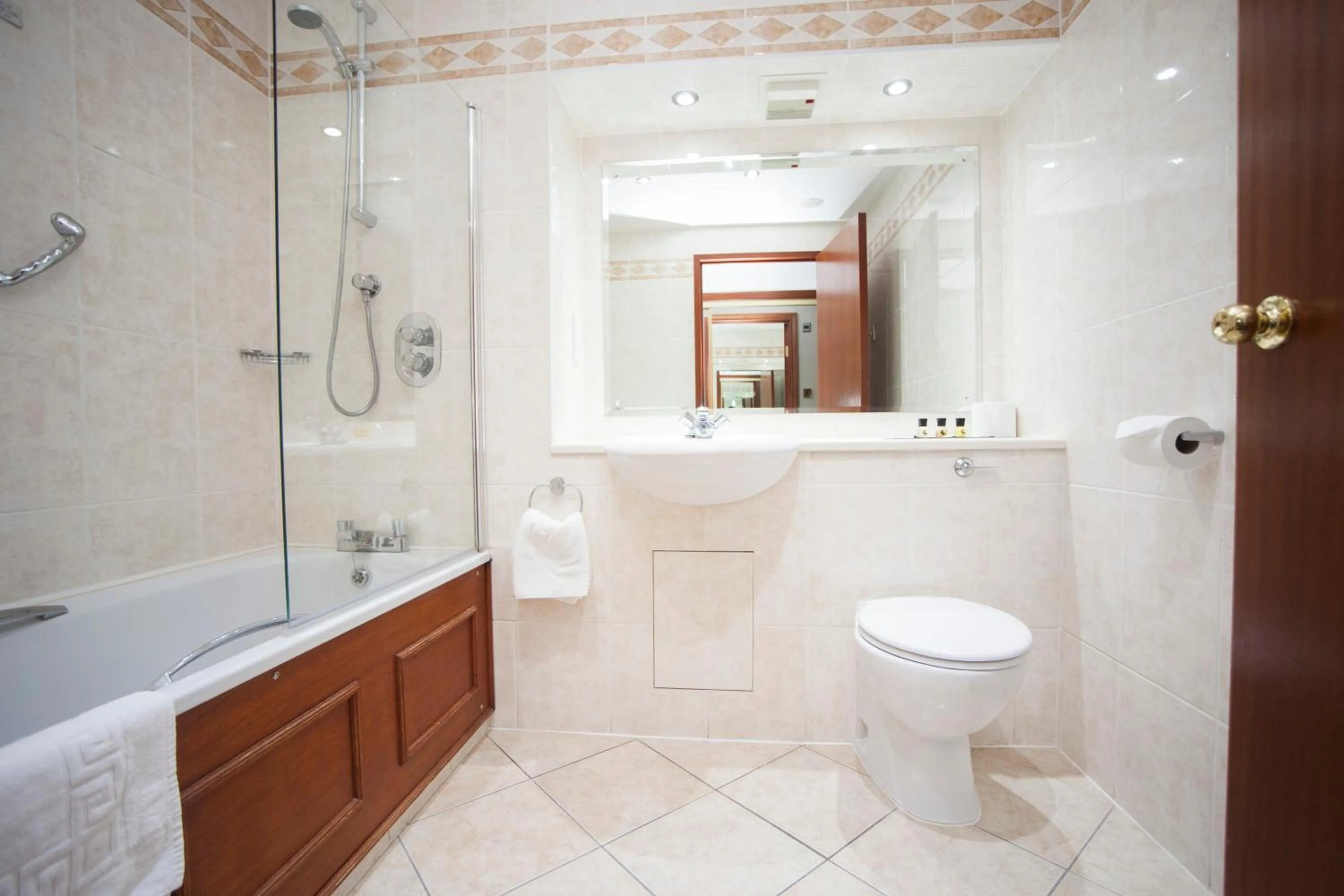 Bathroom in The Victoria Hotel Manchester by Compass Hospitality
