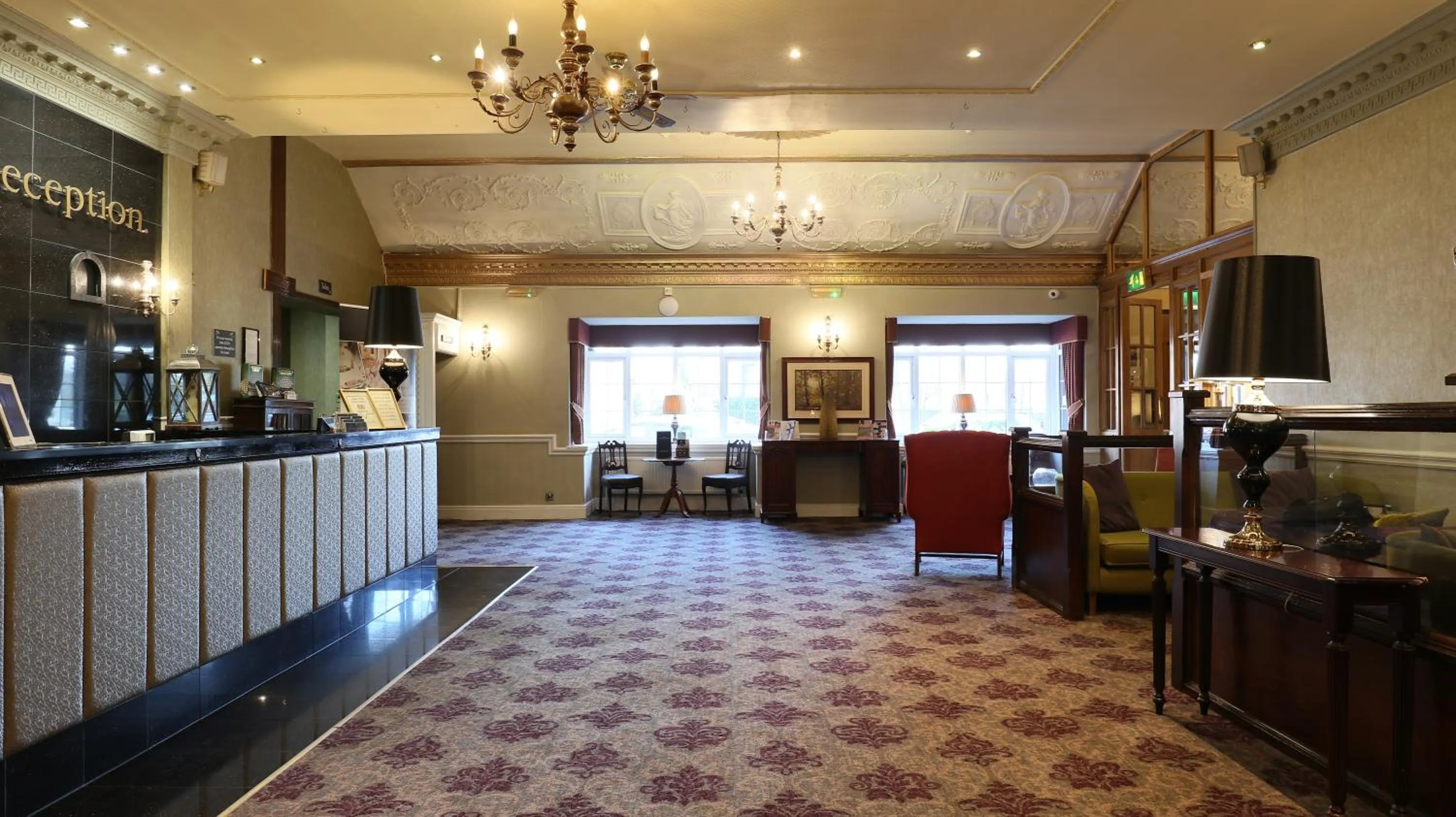 Lobby or reception in The Victoria Hotel Manchester by Compass Hospitality