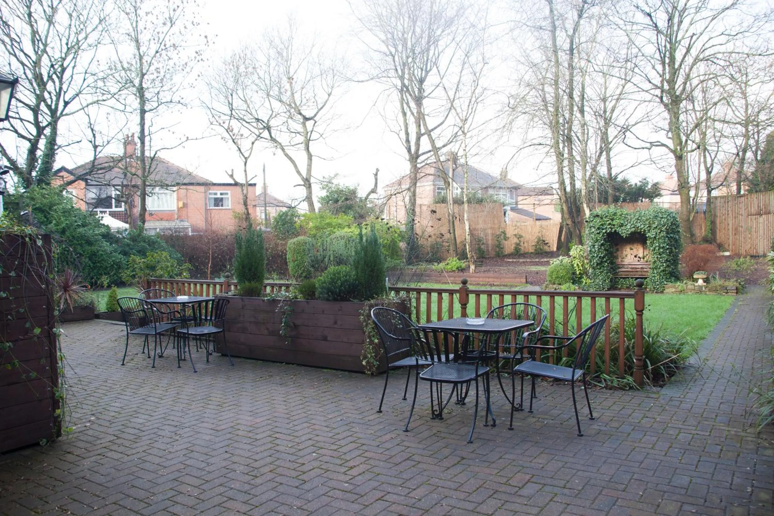 Garden in The Victoria Hotel Manchester by Compass Hospitality