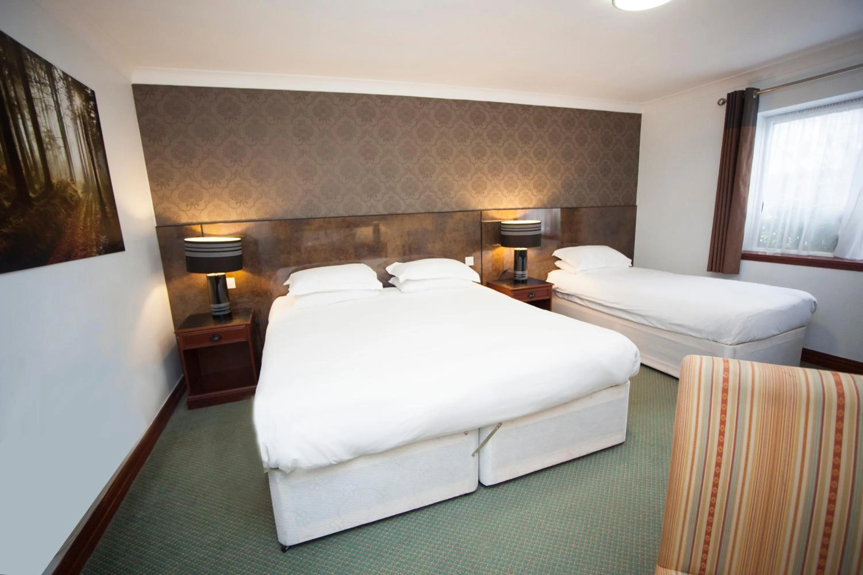 Bedroom in The Victoria Hotel Manchester by Compass Hospitality