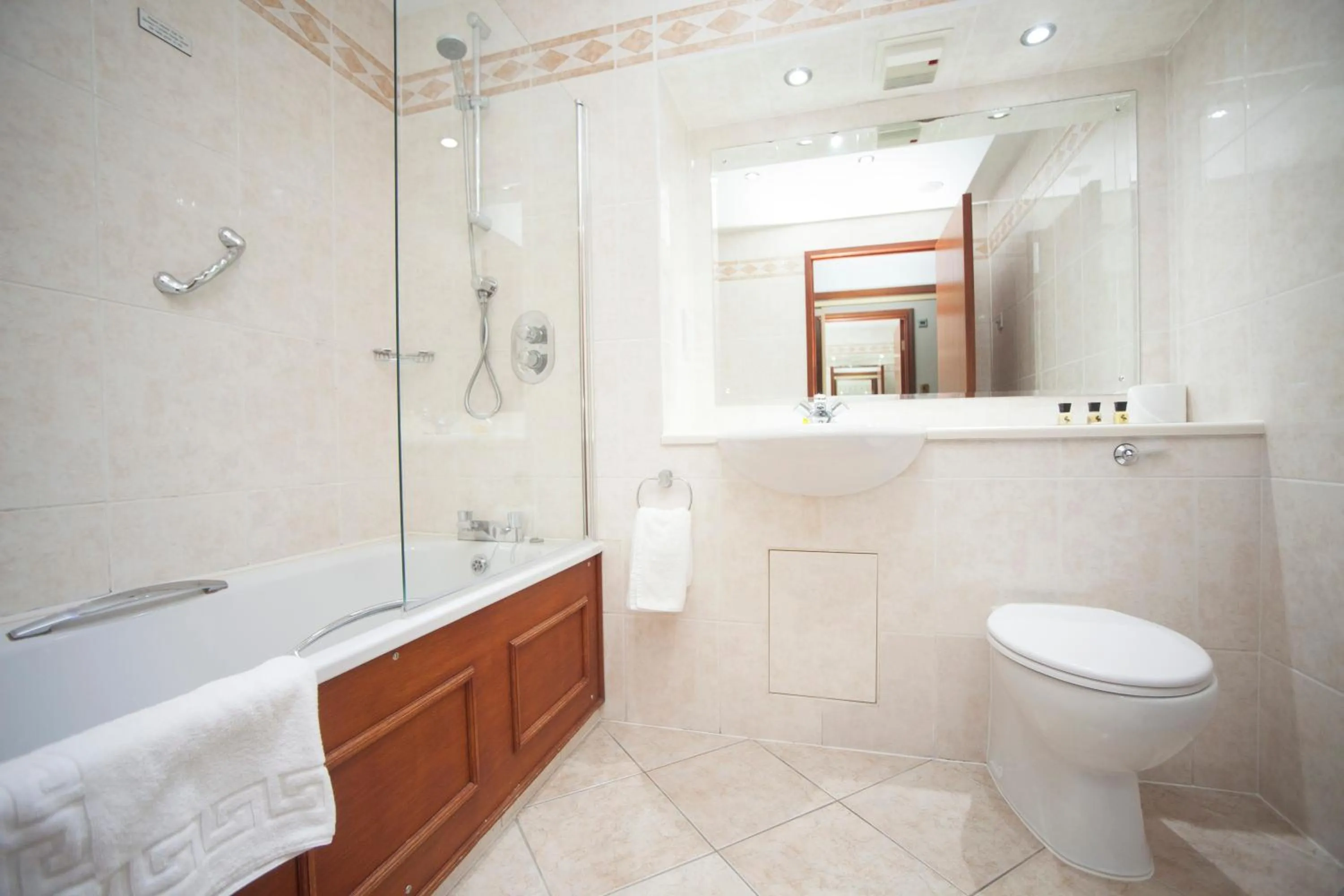 Bathroom in The Victoria Hotel Manchester by Compass Hospitality