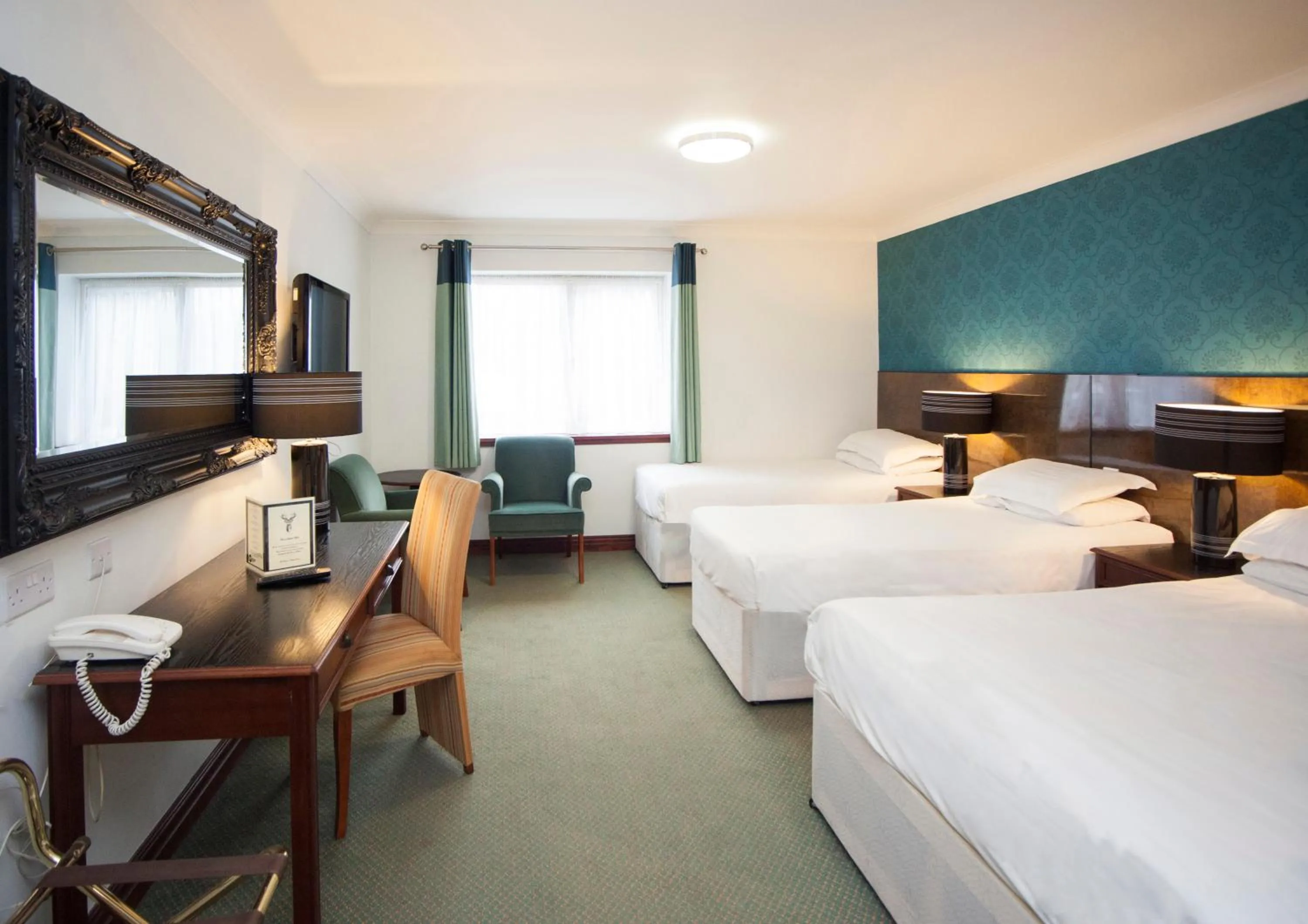 Bed in The Victoria Hotel Manchester by Compass Hospitality
