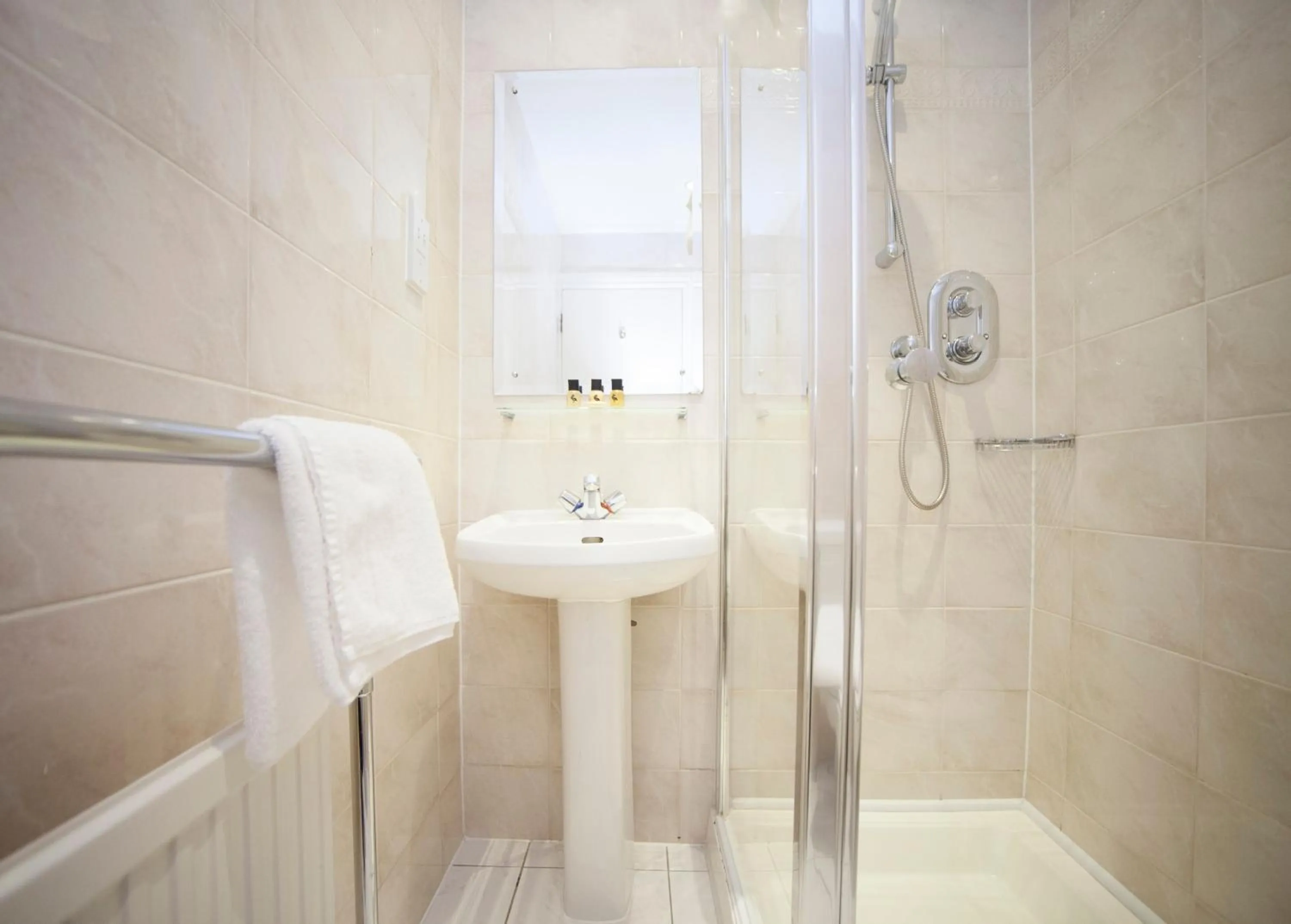 Bathroom in The Victoria Hotel Manchester by Compass Hospitality