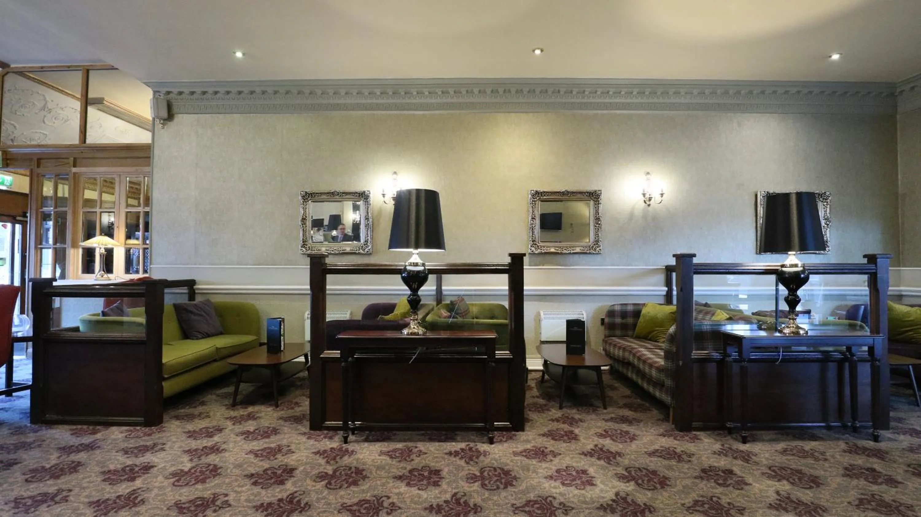 Lounge or bar in The Victoria Hotel Manchester by Compass Hospitality