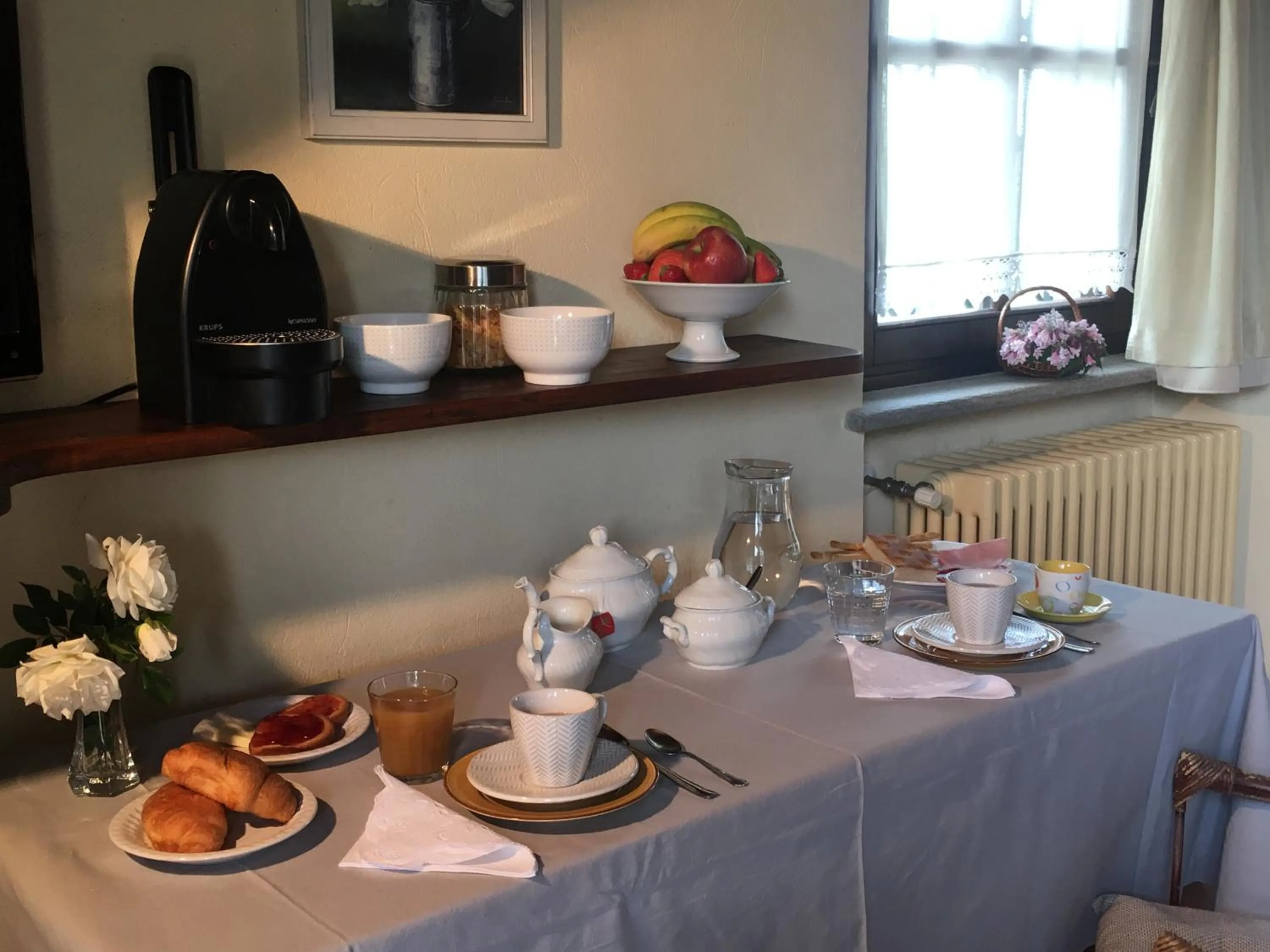 Italian breakfast in B&B Gira-Sole