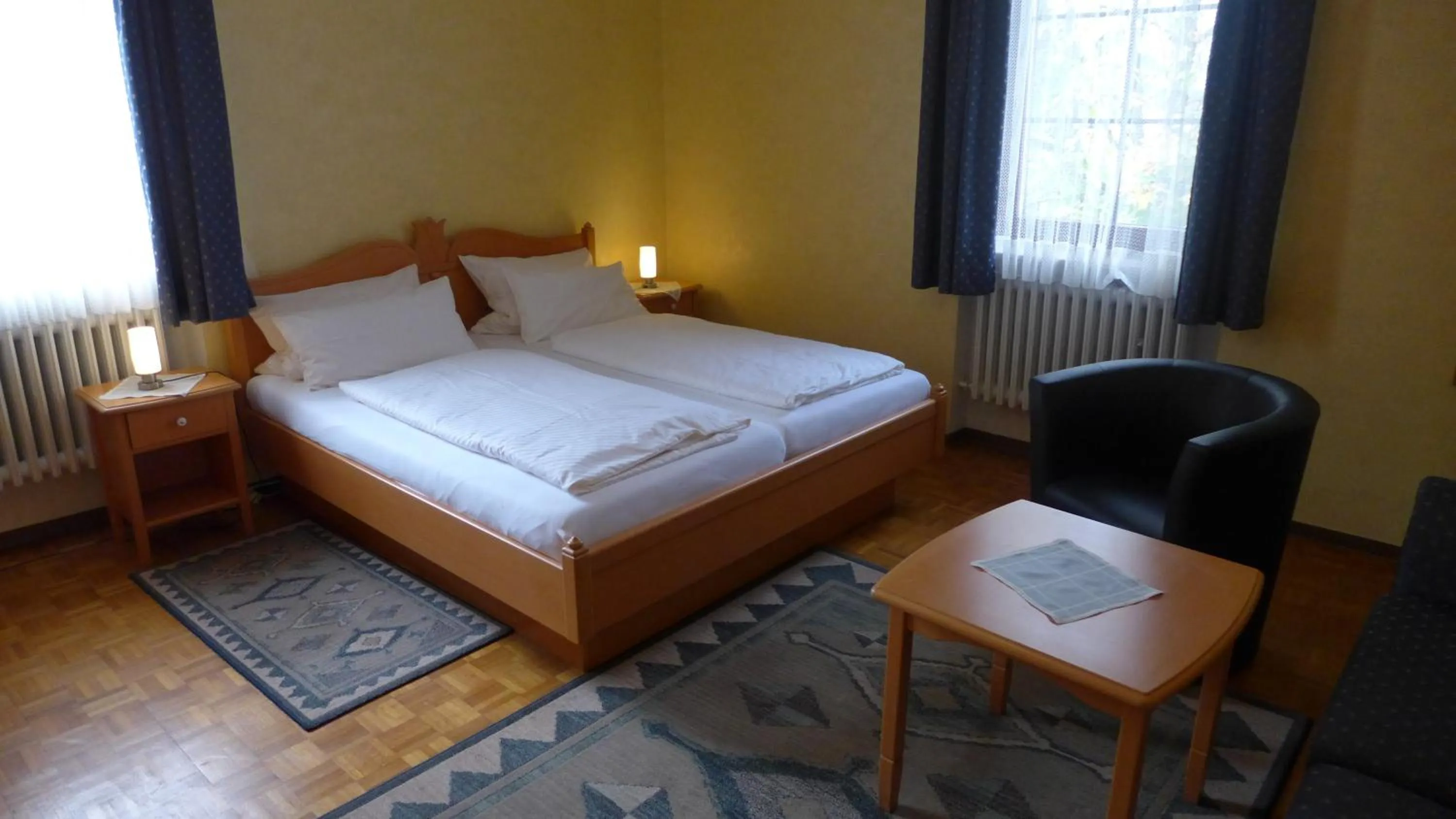 Bed in Central-Hotel Greiveldinger
