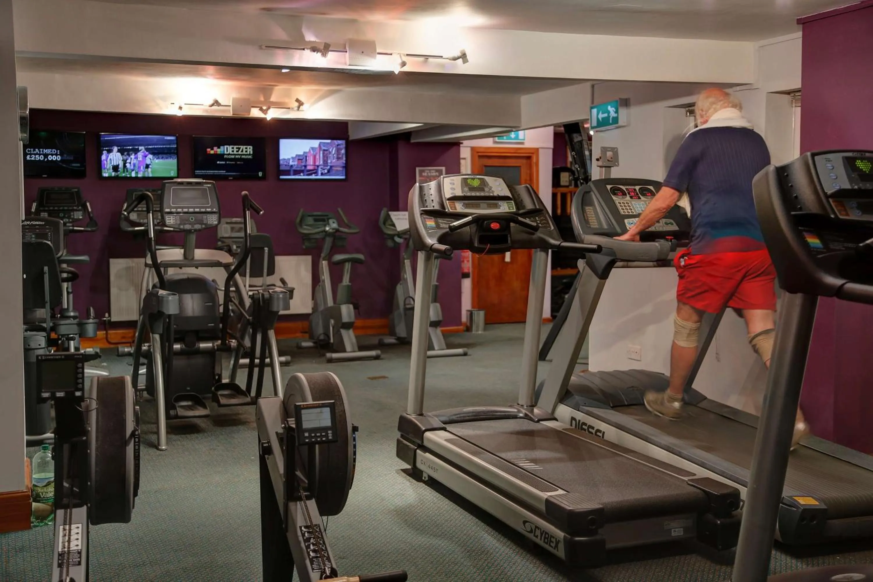 Fitness centre/facilities in Bury Ramsbottom Old Mill Hotel and Leisure Club