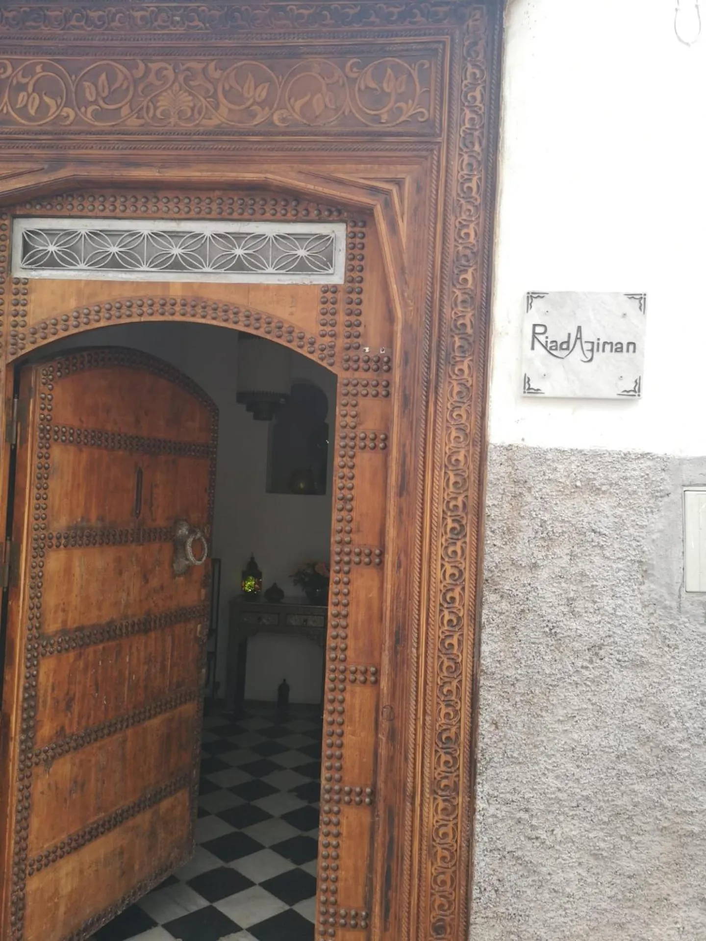 Facade/entrance in Riad Aziman