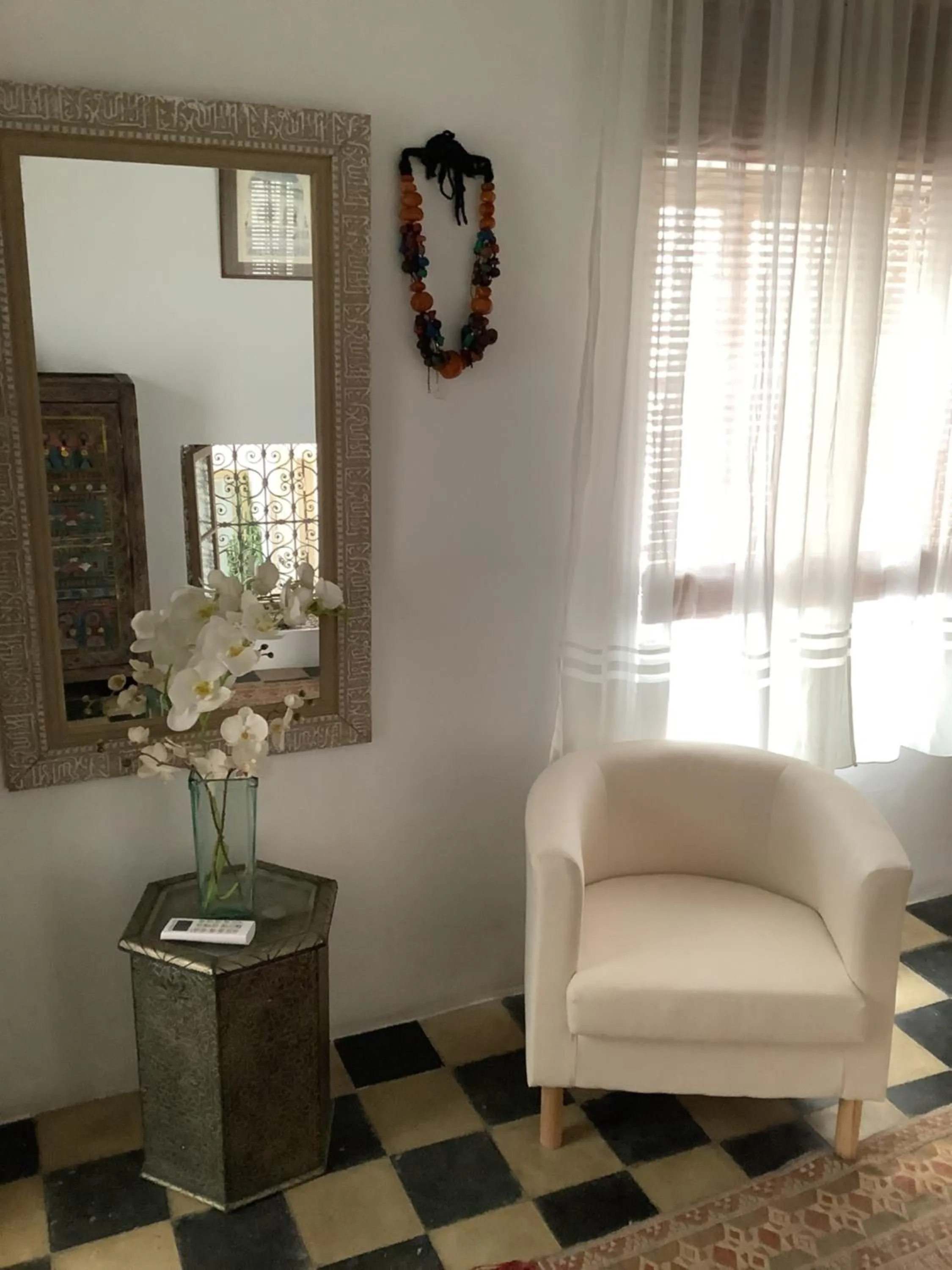 Seating area in Riad Aziman