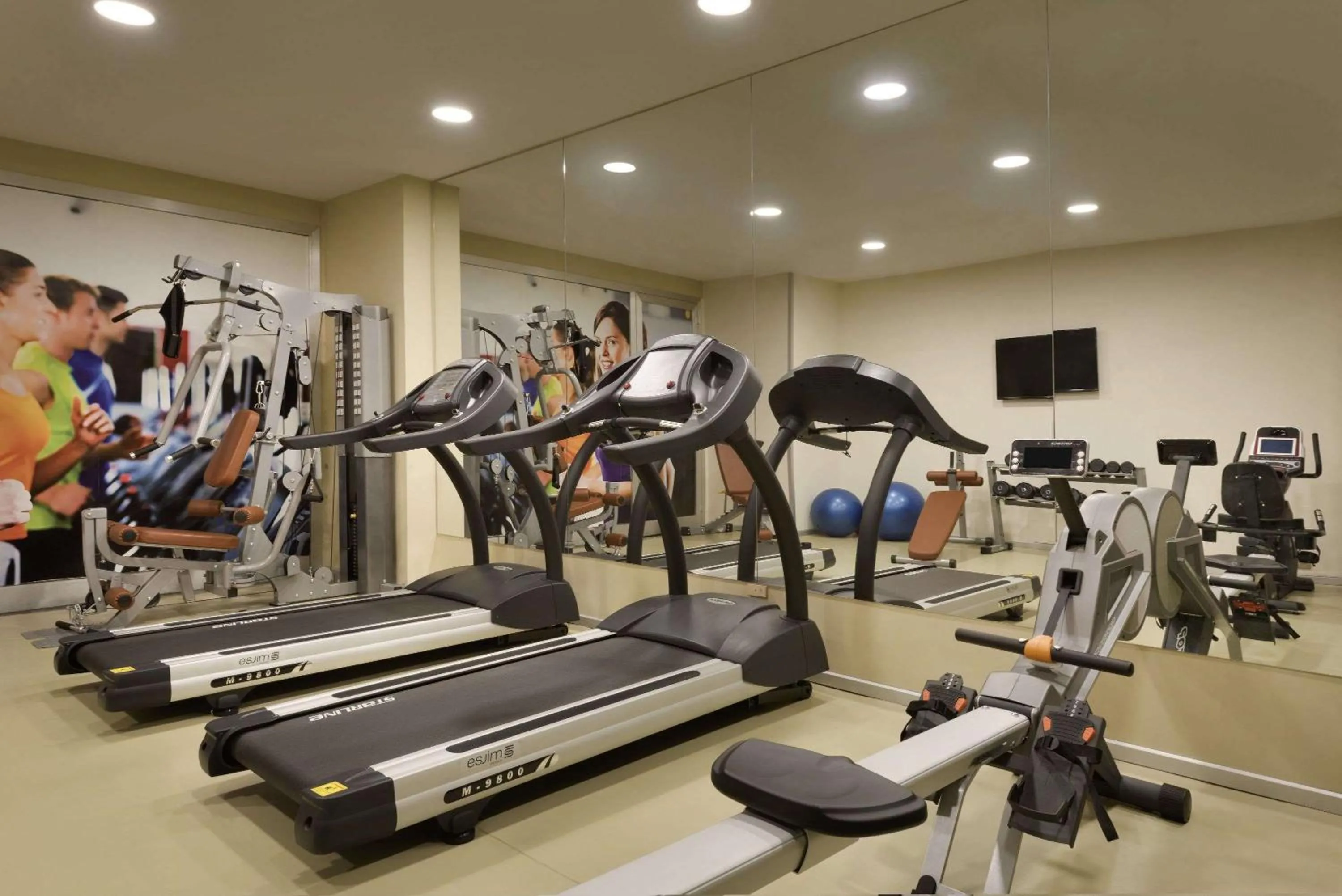Fitness centre/facilities in Ramada Hotel & Suites Sisli